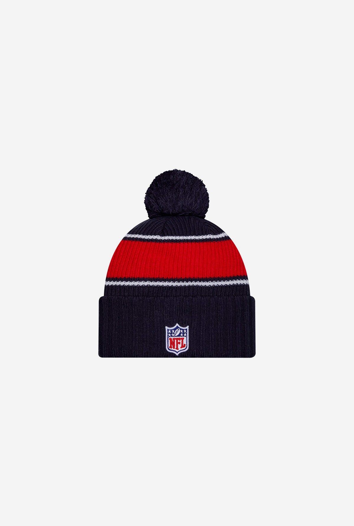 New England Patriots 2024 Sideline Knit Hat - Navy
