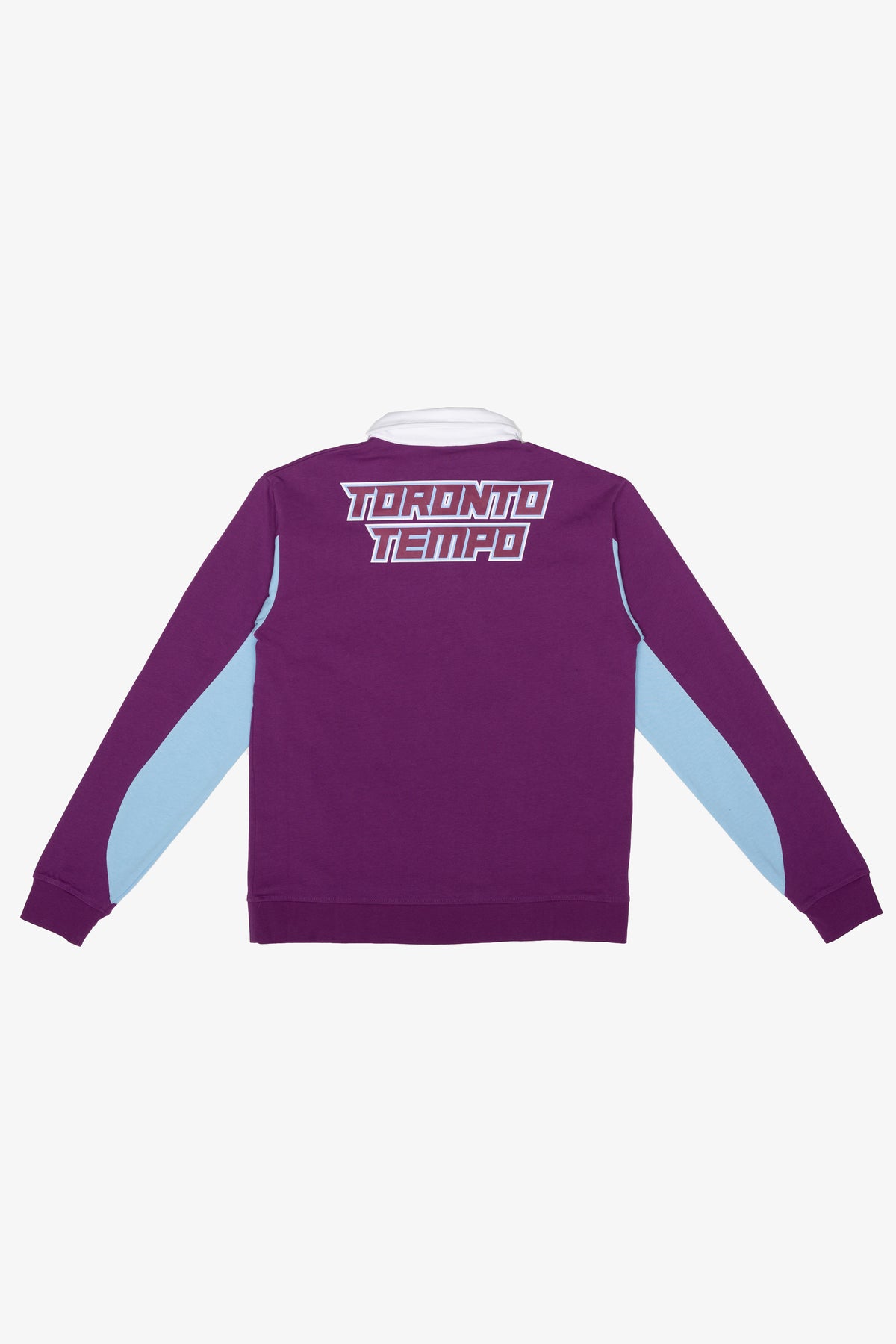 Maillot de rugby surdimensionné Toronto Tempo - Bordeaux / Bleu hydrogène