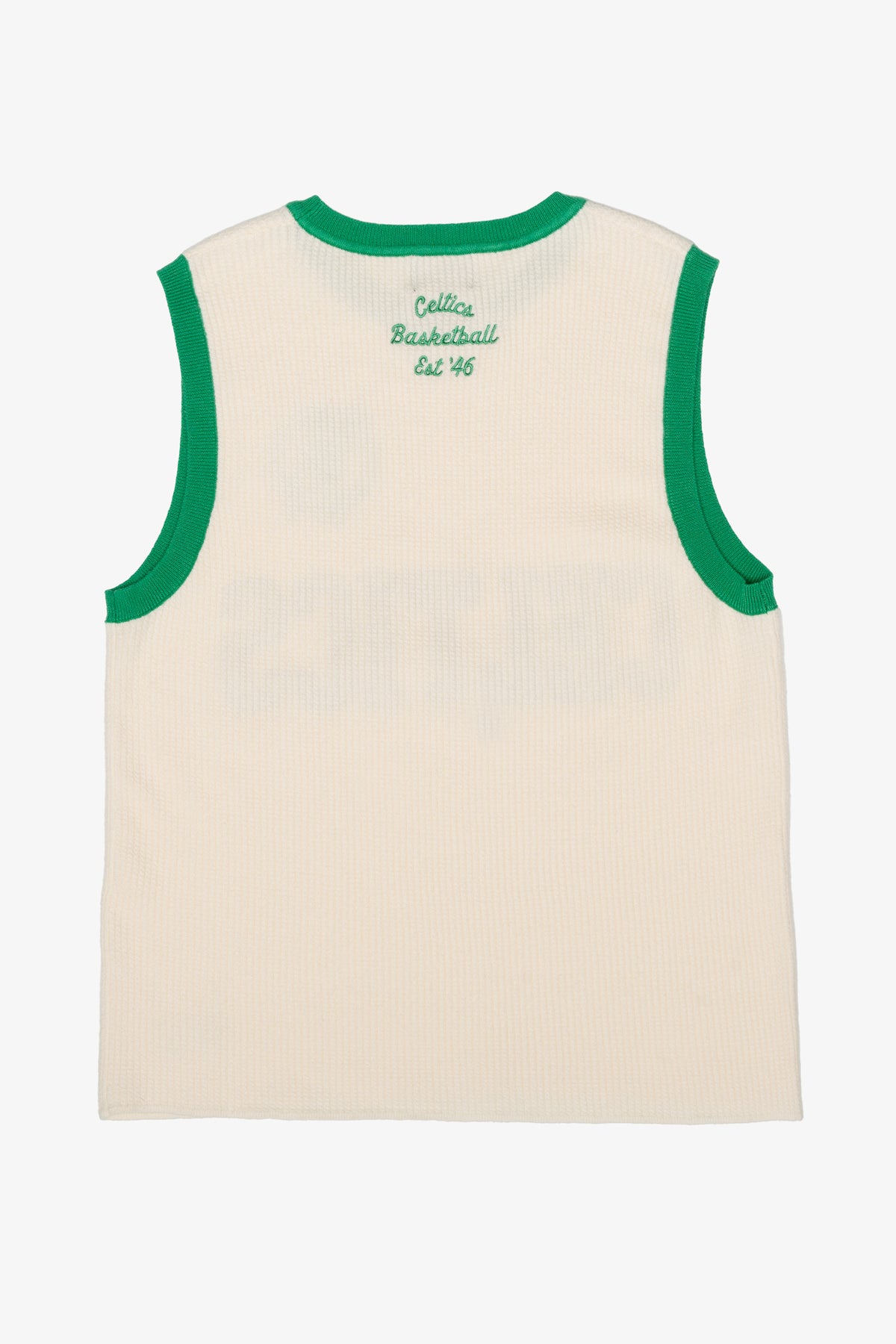Maillot de basketball tricoté Boston Celtics - Ivoire