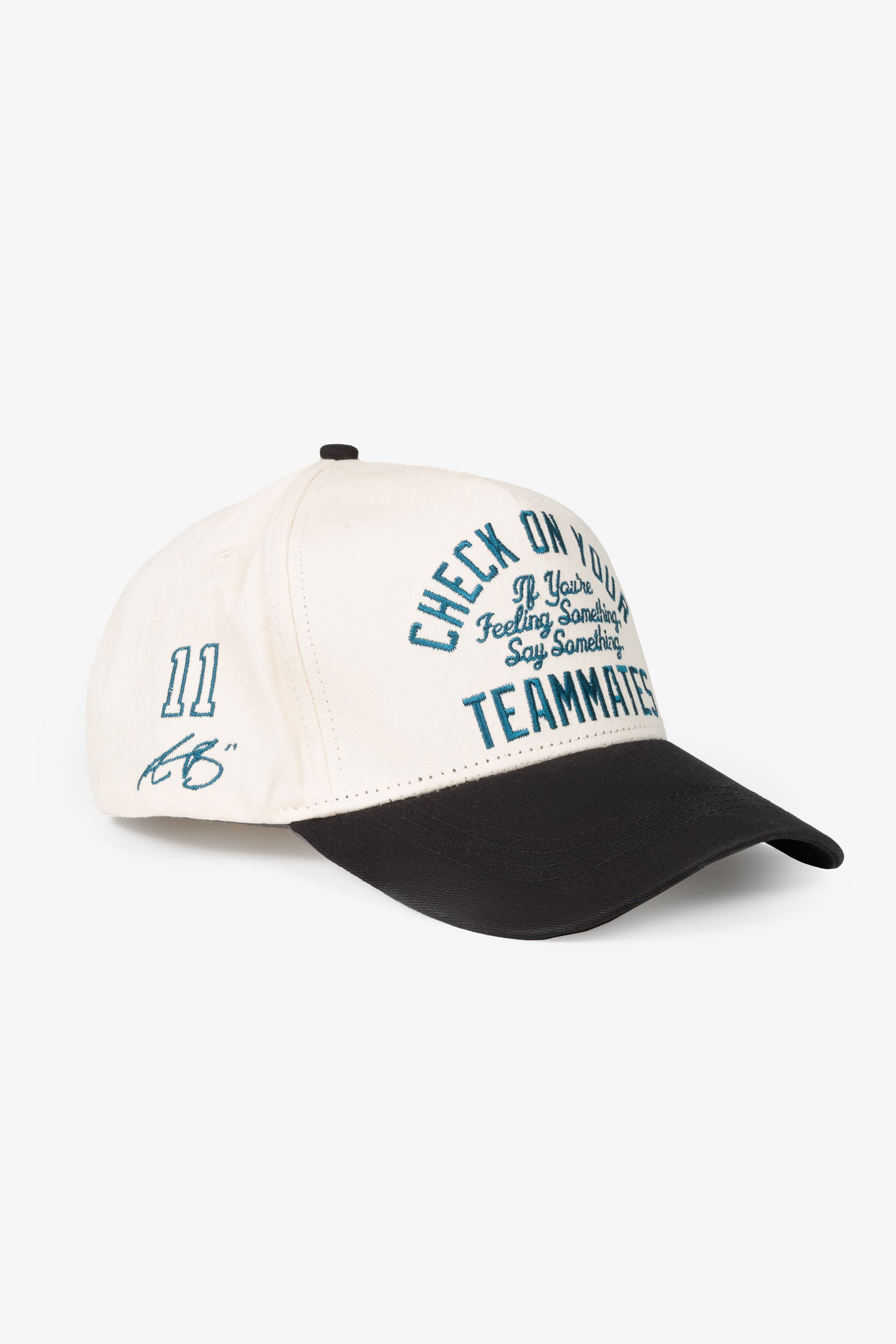 P/C x AJ Brown A-Frame Cap - Ivory / Black