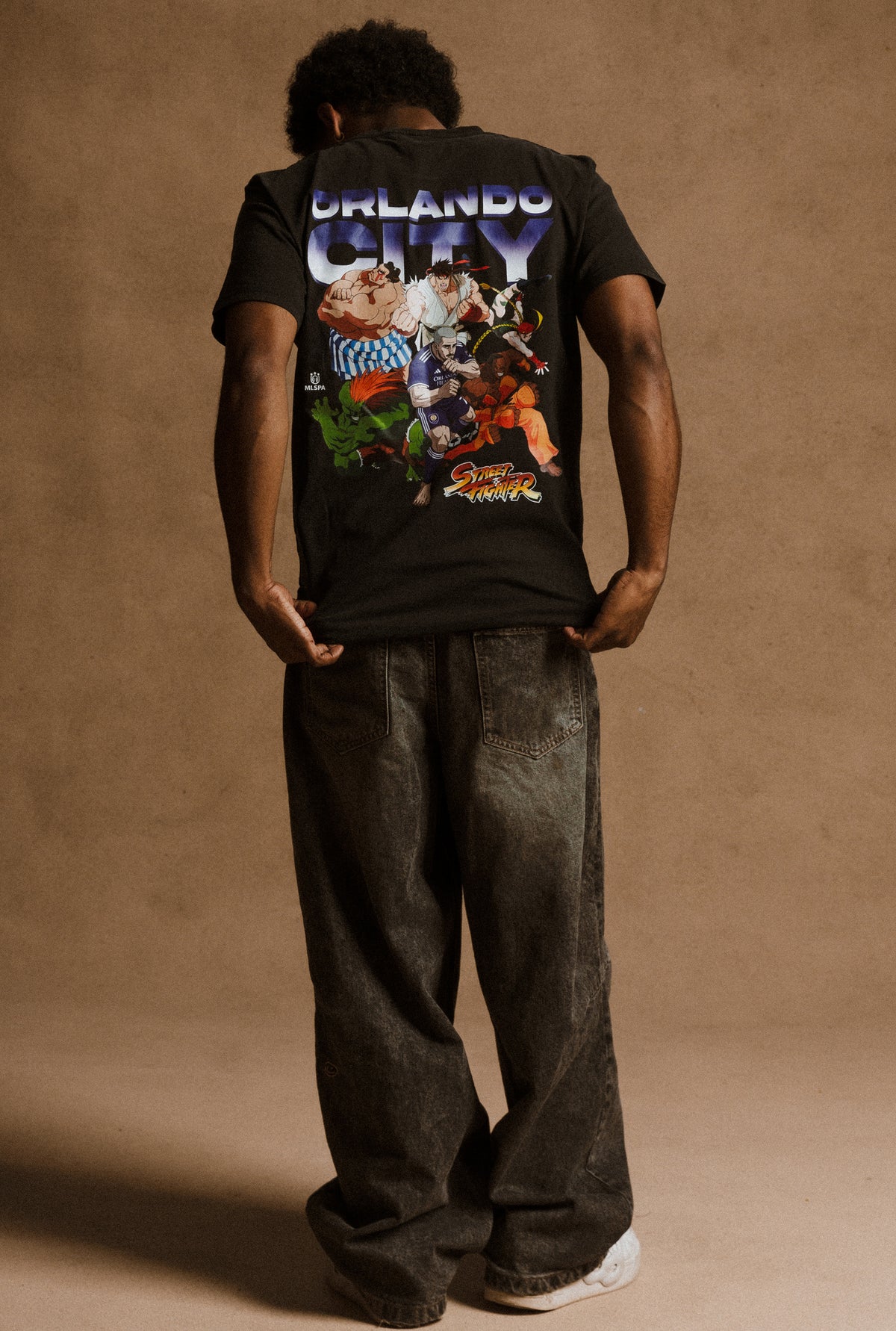 Orlando City SC x Street Fighter All Fighters Premium T-Shirt - Black