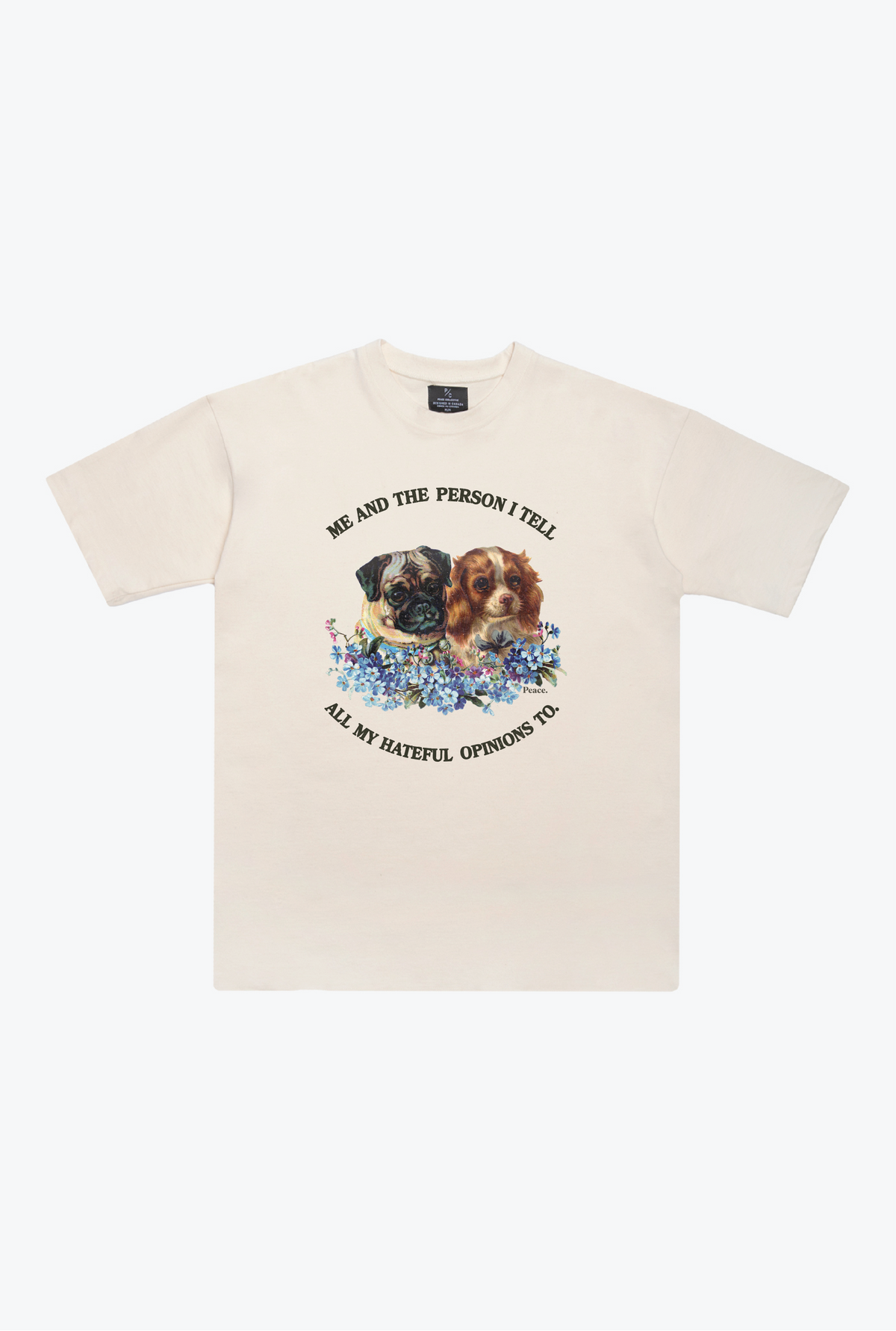 Opinionated Pup Heavyweight T-Shirt - Ivory