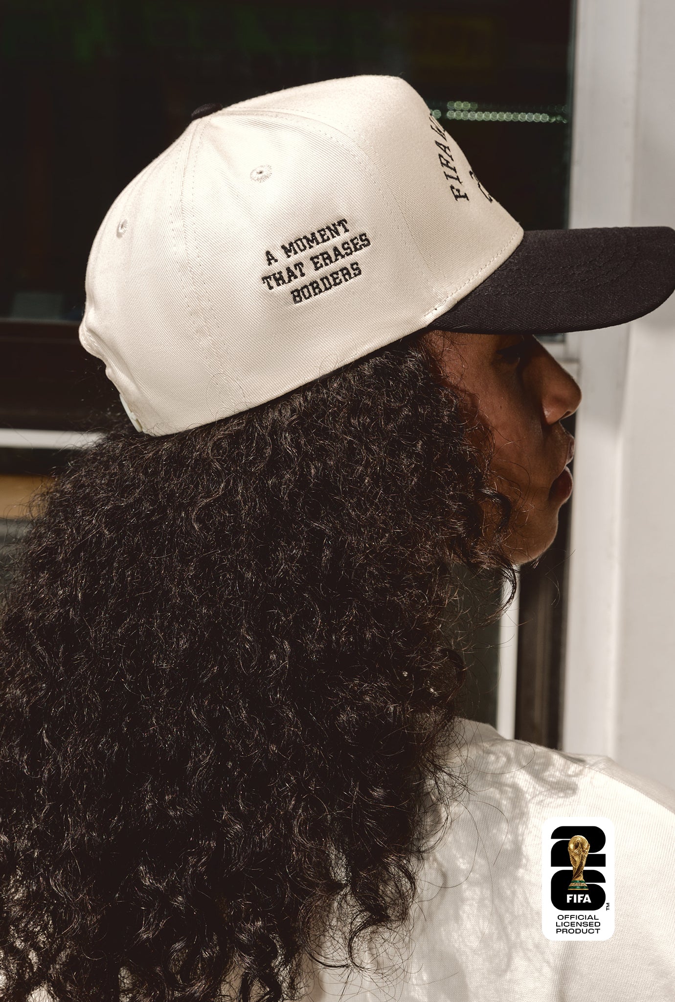 FIFA World Cup 26 A-Frame Cap - Ivory / Black