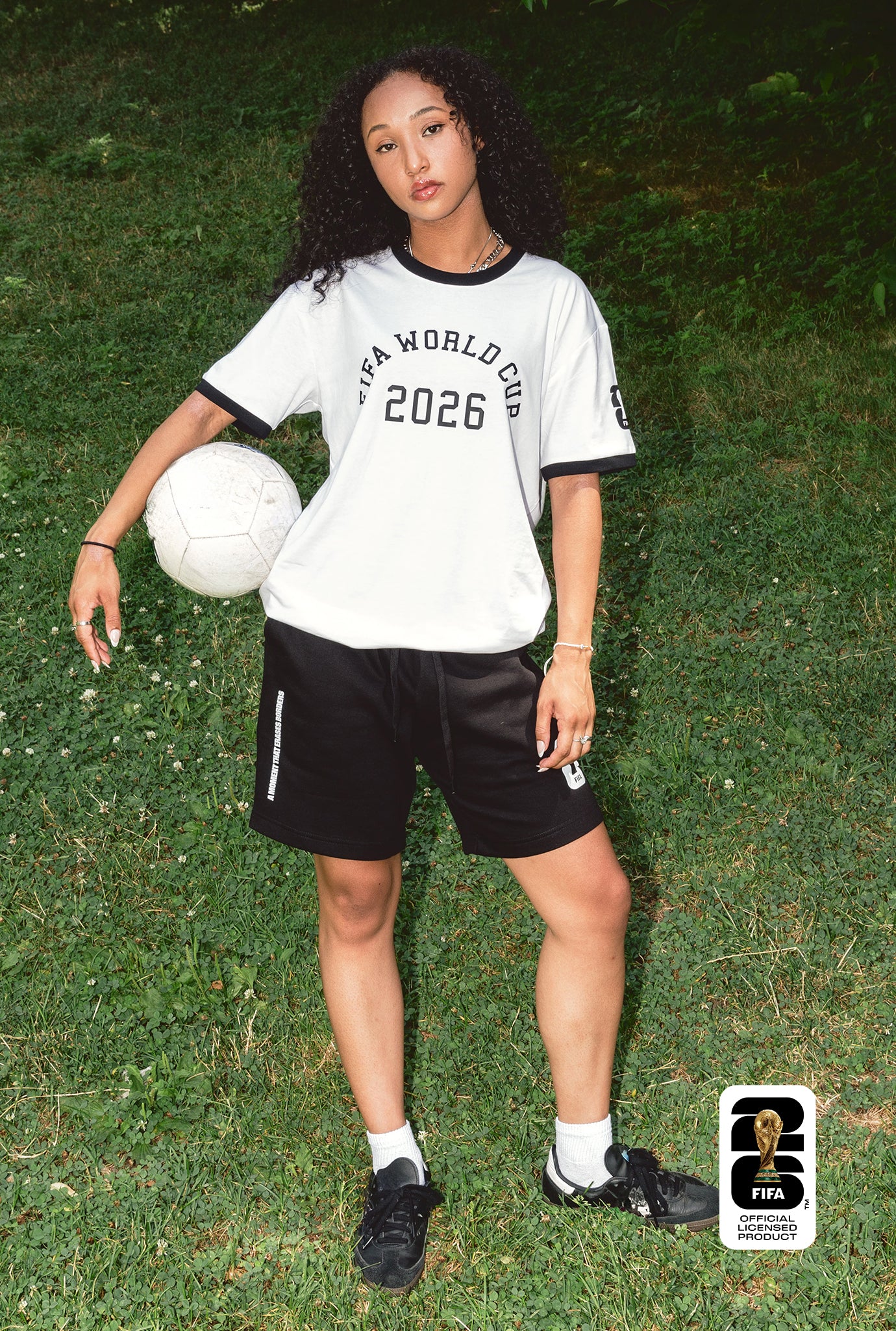 FIFA World Cup 26 Ringer T-Shirt - Black / White