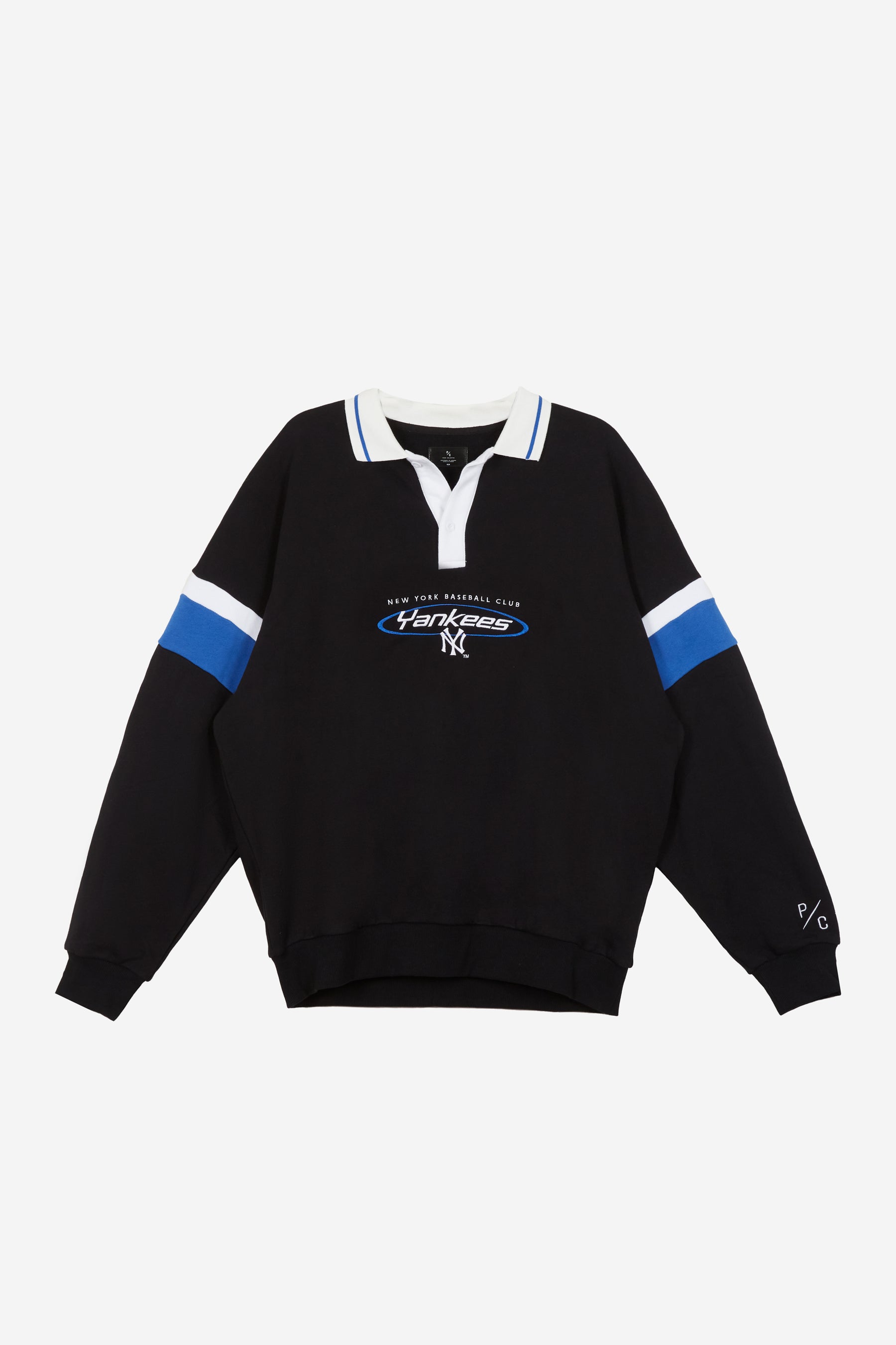 New York Yankees Oversized Rugby - Black