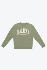 Halifax Pigment Dye Rundhalsausschnitt - Salbeigrün