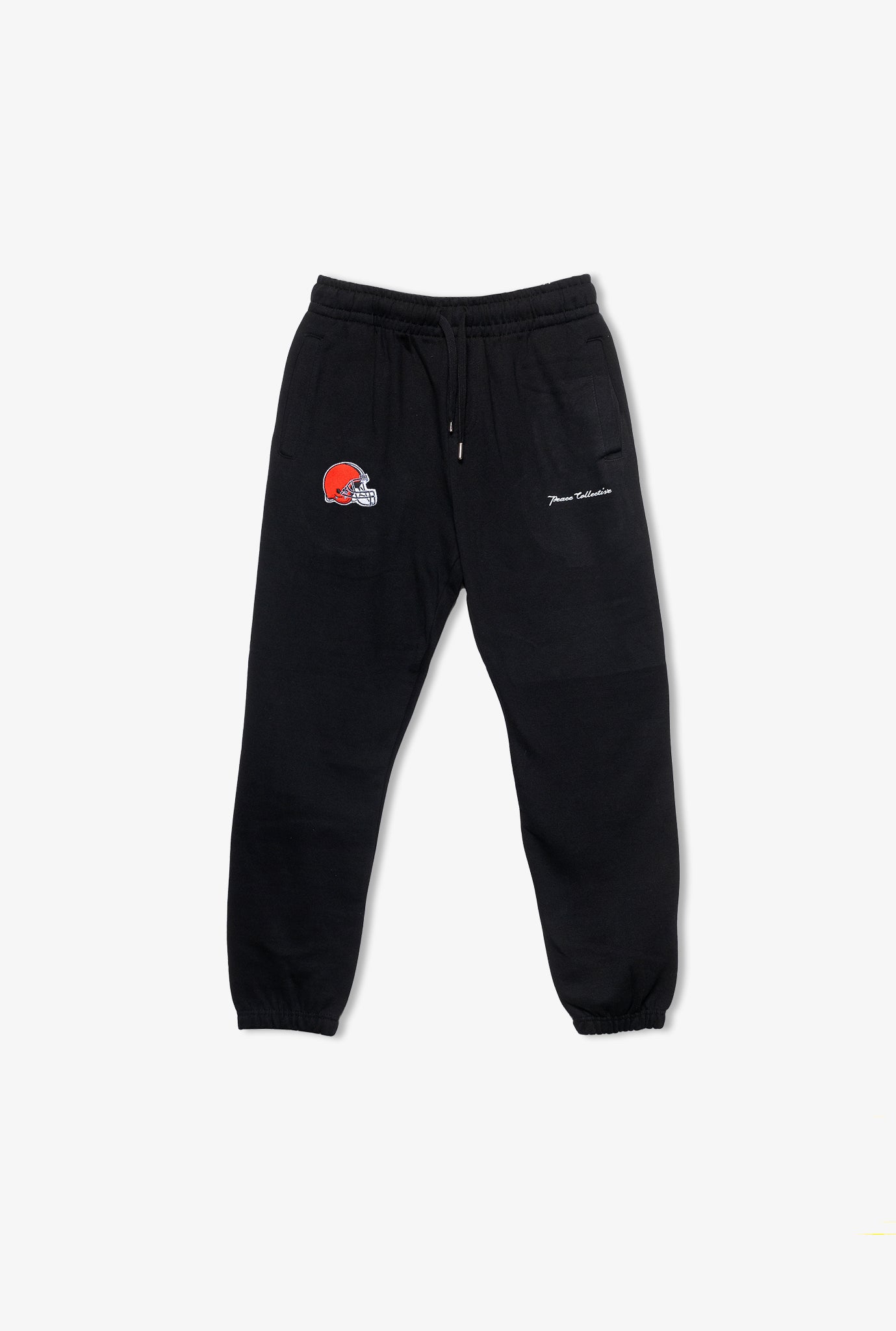 Pantalon de jogging épais avec logo Cleveland Browns - Noir