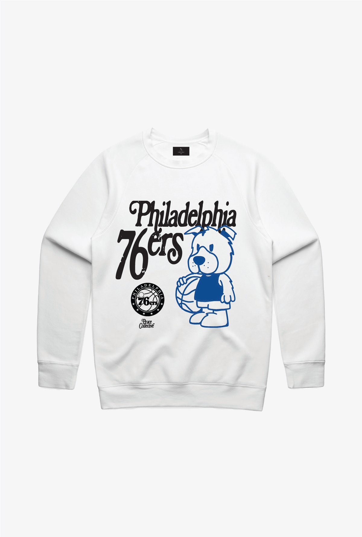 Philadelphia 76ers Mascot Crewneck - White