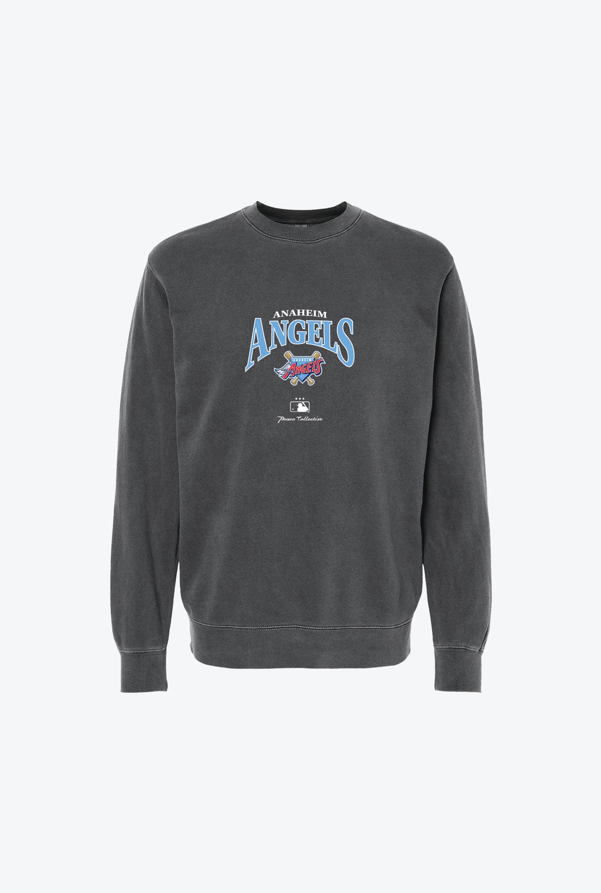 Anaheim Angels Pigment Dye Crewneck - Black