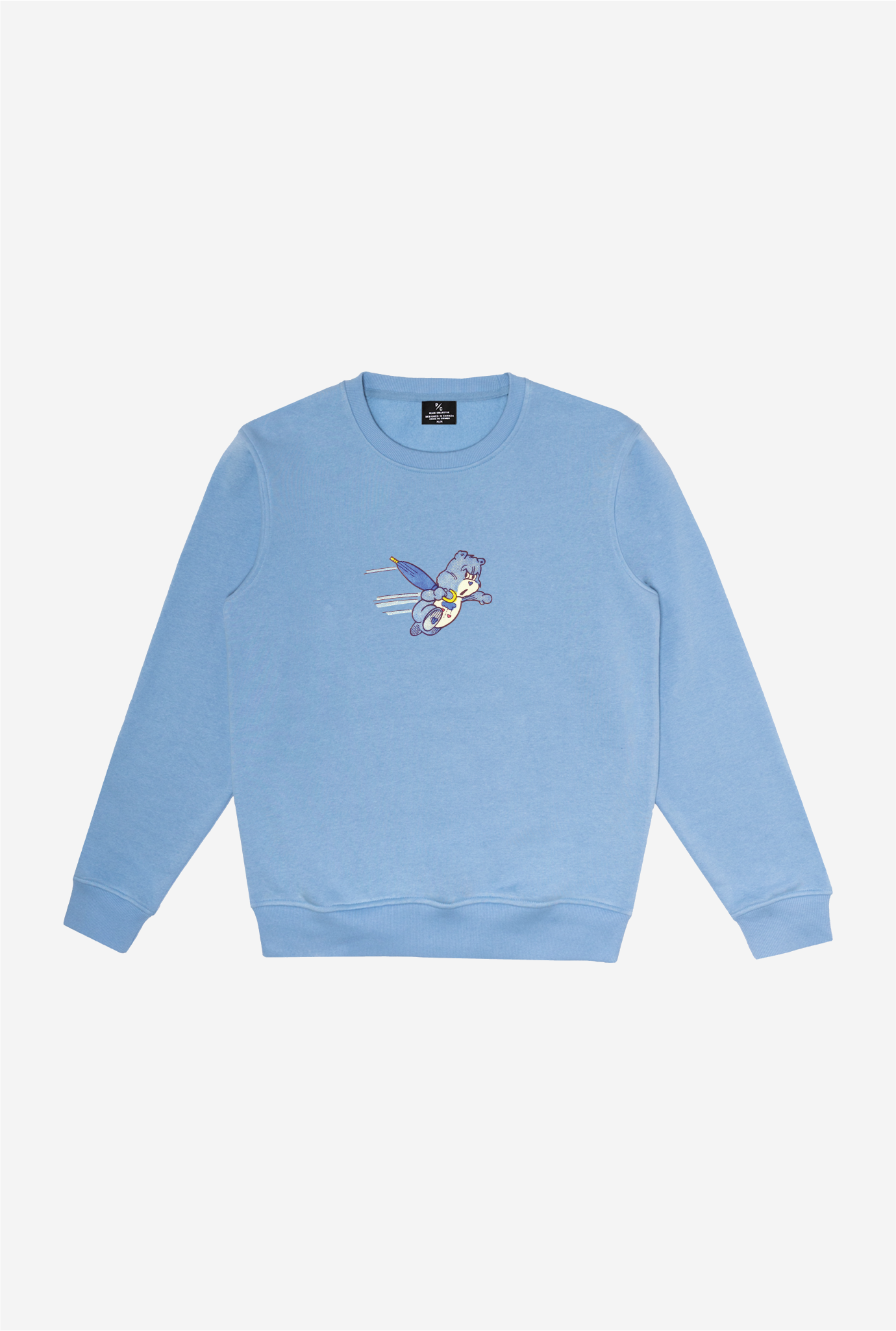 Don't Feel Bad About Feeling Crewneck - VIsta Blue