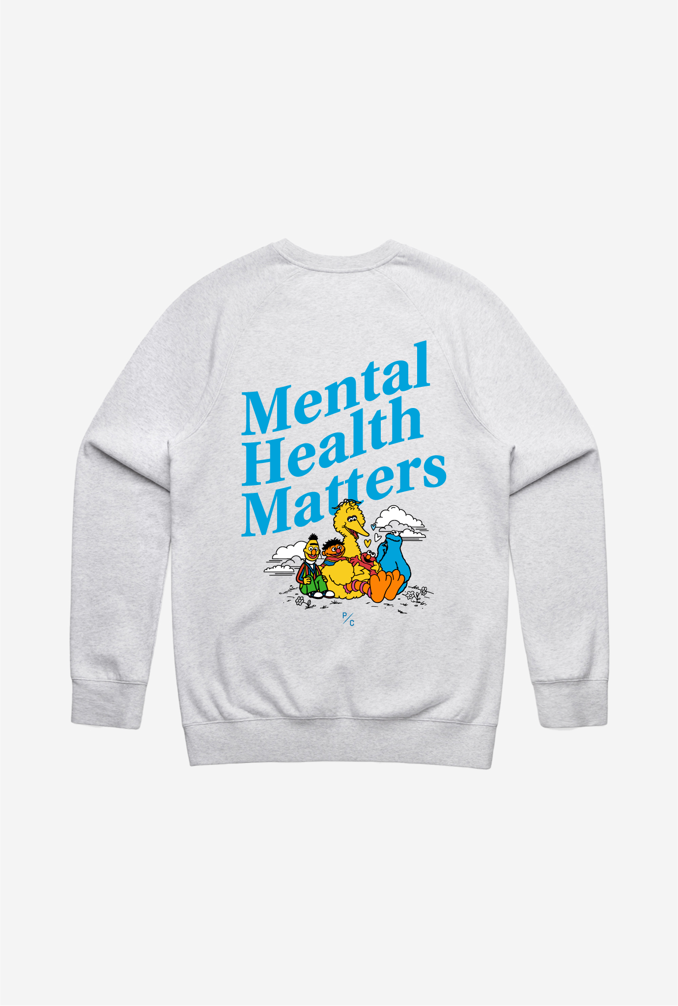 Mental Health Matters Crewneck - Ash