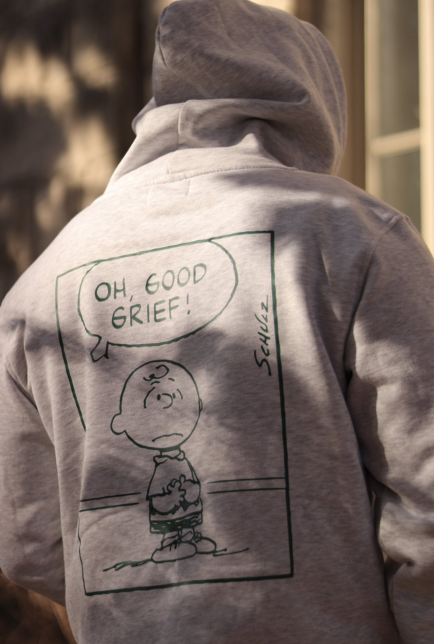 Peanuts Mental Health is Health Good Grief! Hoodie - Ash Grey