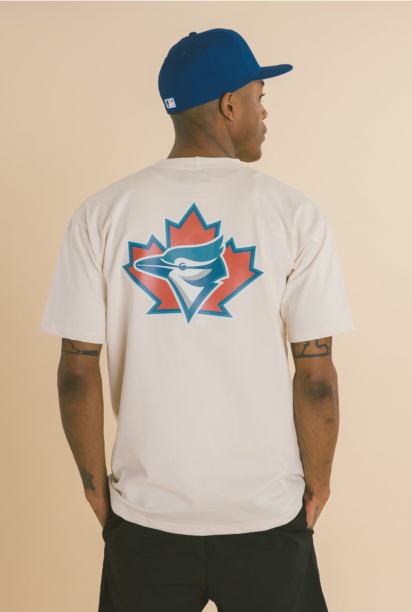 Toronto Blue Jays Heavyweight T Shirt - Natural
