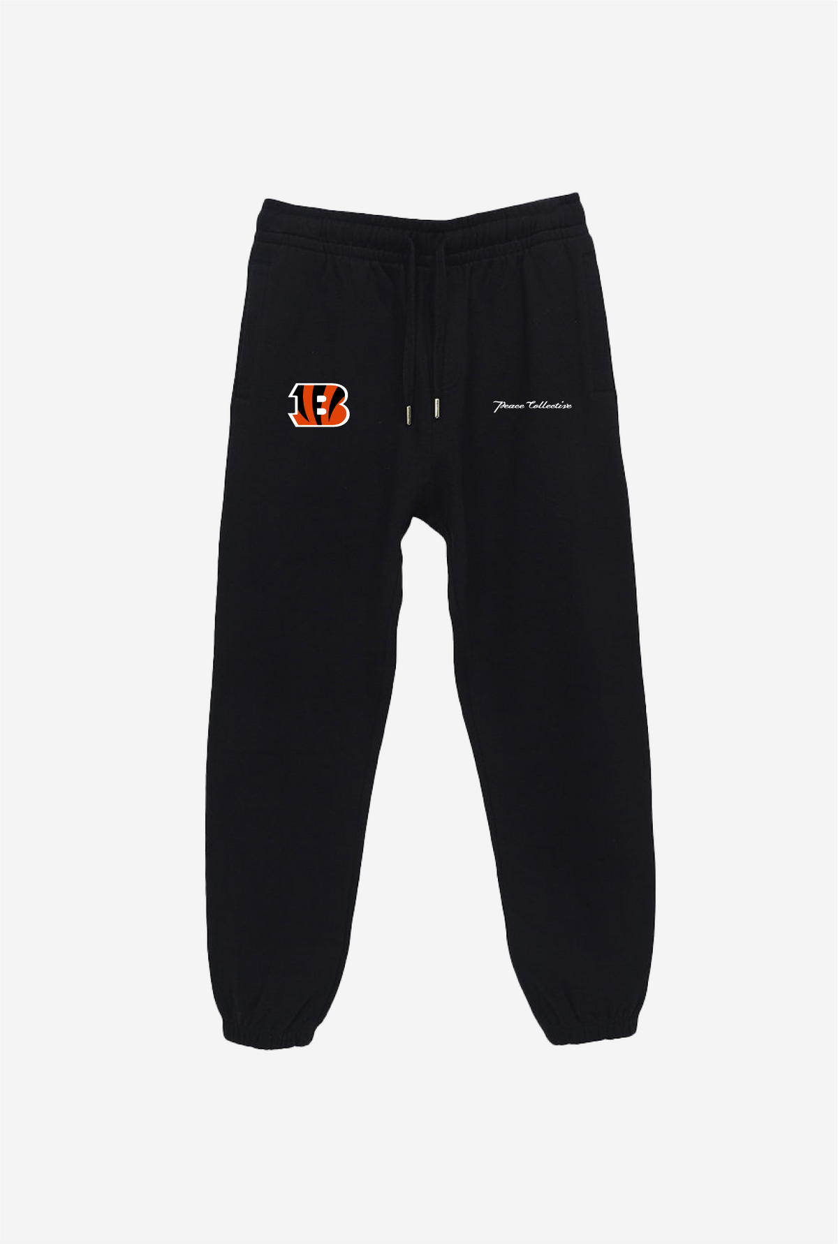 Pantalon de jogging épais avec logo des Bengals de Cincinnati - Noir