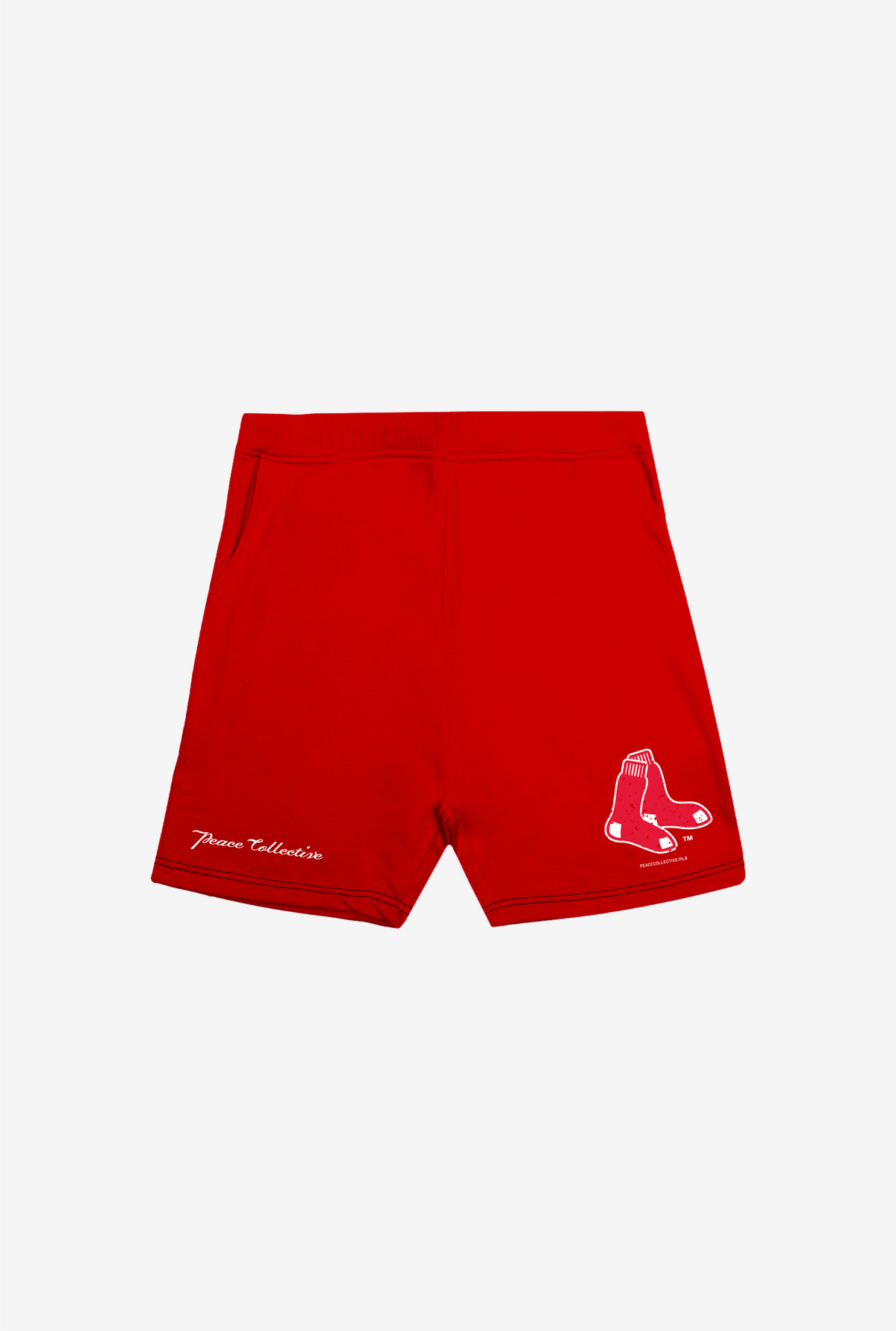 Boston Red Sox Vintage Washed Fleece Shorts - Red