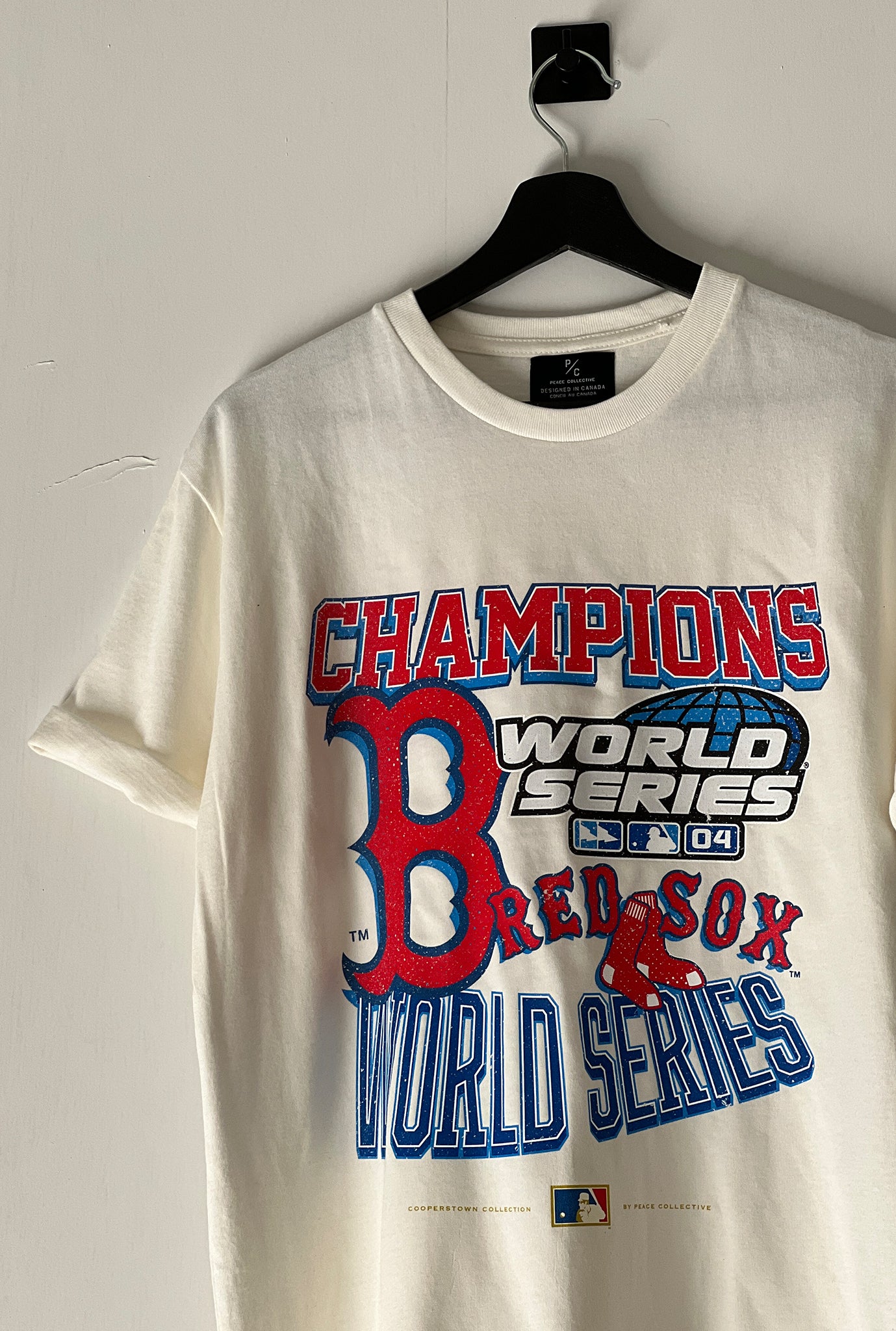 Boston Red Sox 2004 World Series Cooperstown Collection Premium T-Shirt - Natural