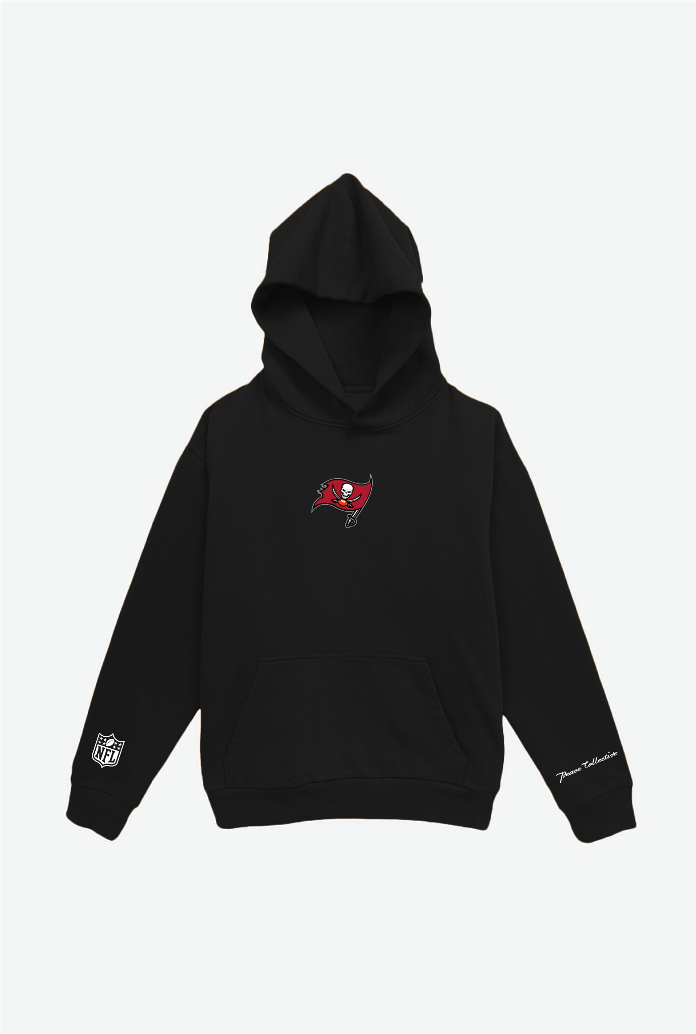 Tampa Bay Buccaneers Logo Heavyweight Hoodie - Black