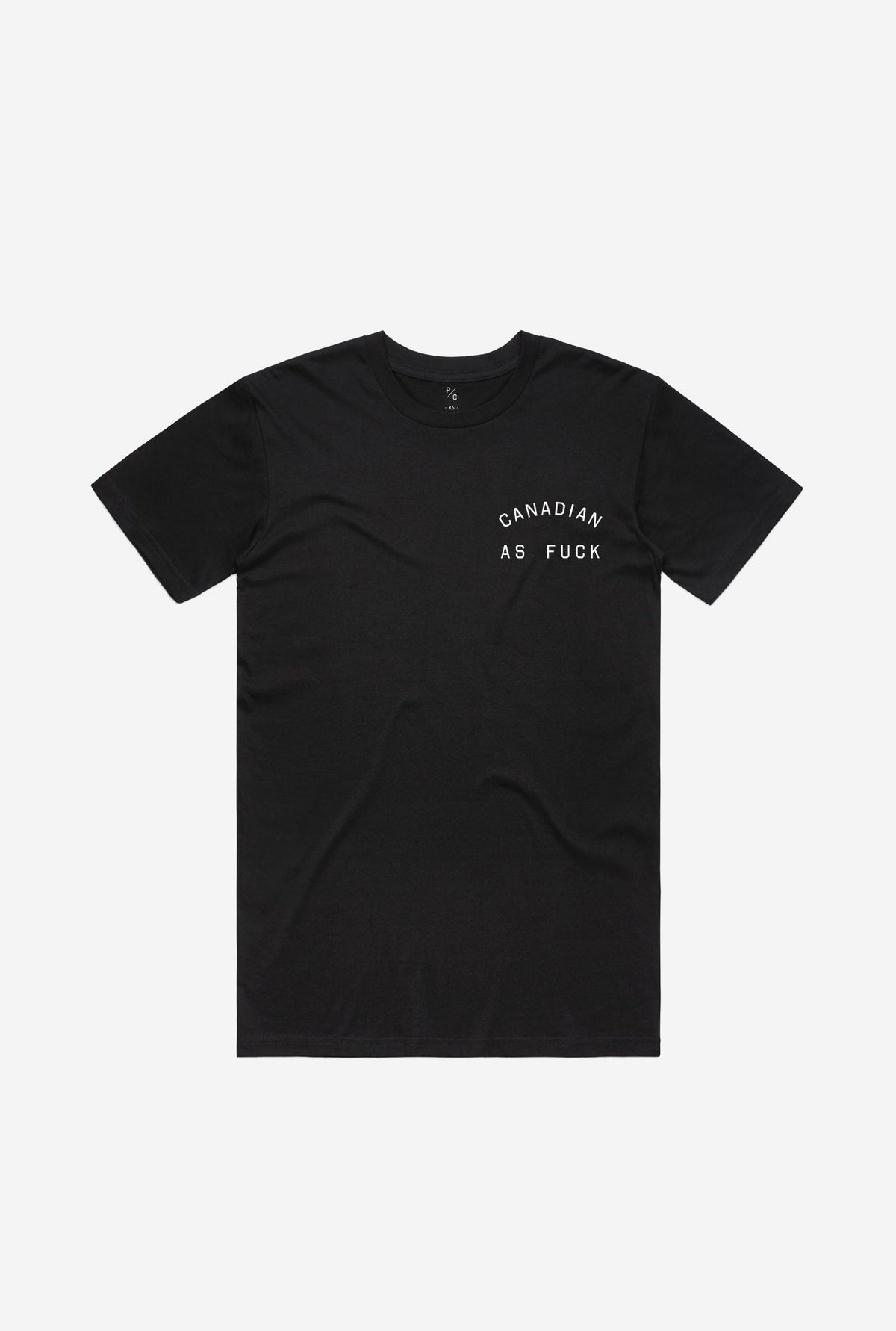 T-shirt Canadien comme un con - Noir