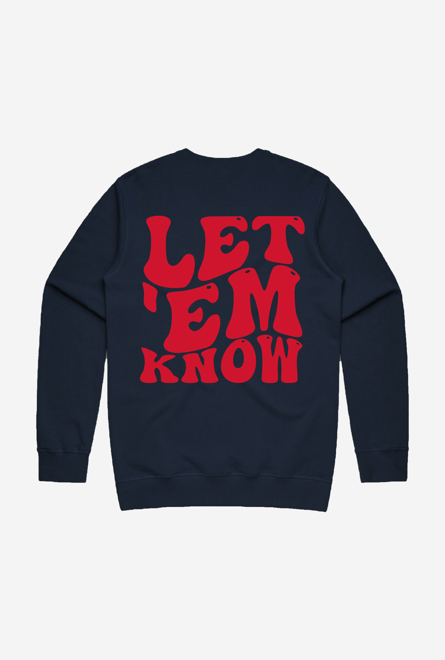 Montreal Alouettes Let 'em Know Crewneck - Navy