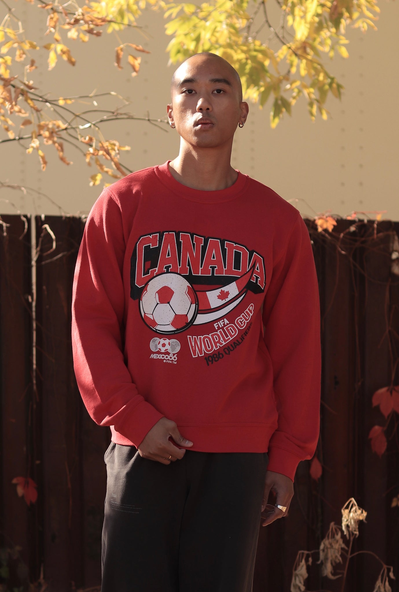 FIFA Historic World Cup Team Canada Crewneck - Red