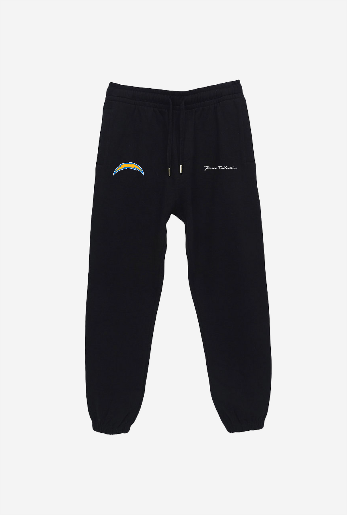 Pantalon de jogging épais avec logo Los Angeles Chargers - Noir