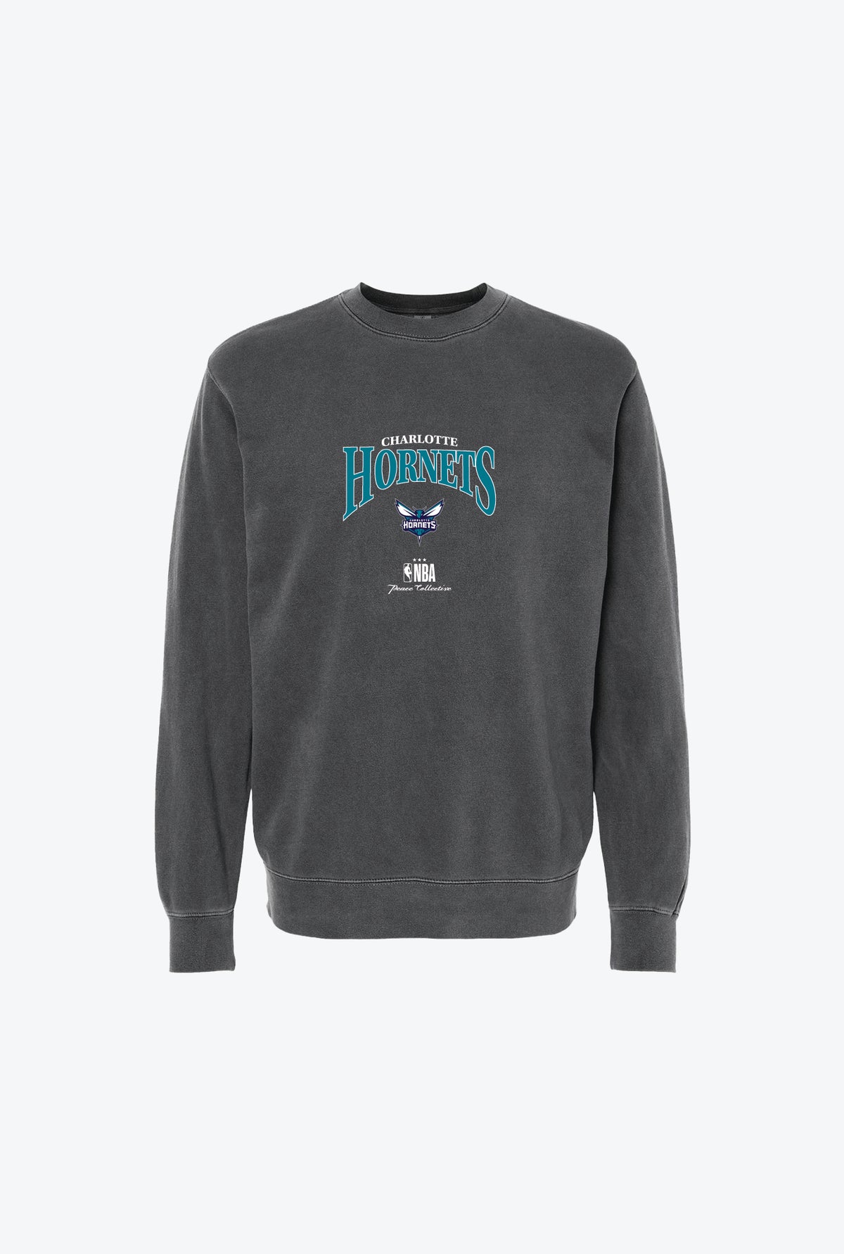 Charlotte Hornets Pigment Dye Crewneck - Black