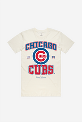 Chicago Cubs Vintage Washed T-Shirt – Elfenbein
