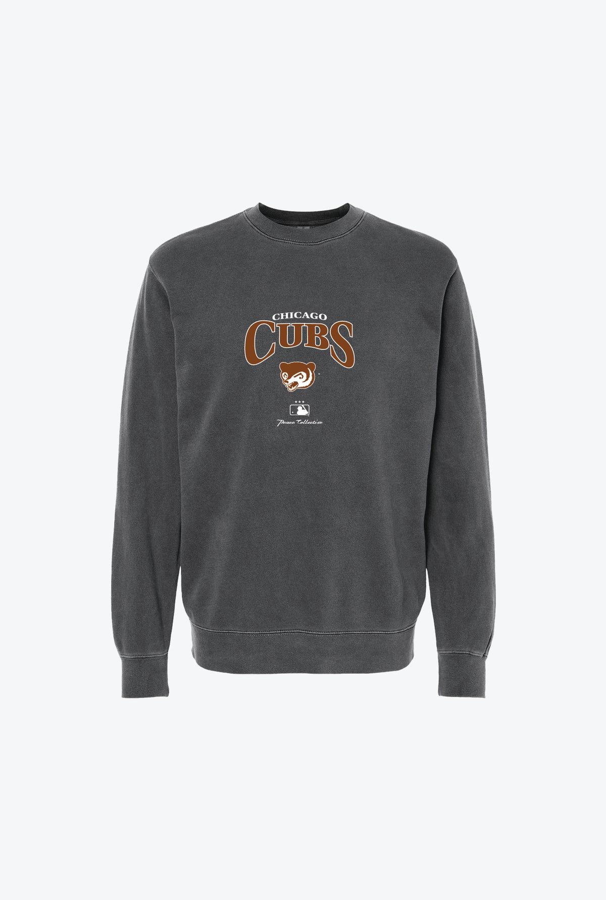 Chicago Cubs Pigment Dye Crewneck - Black