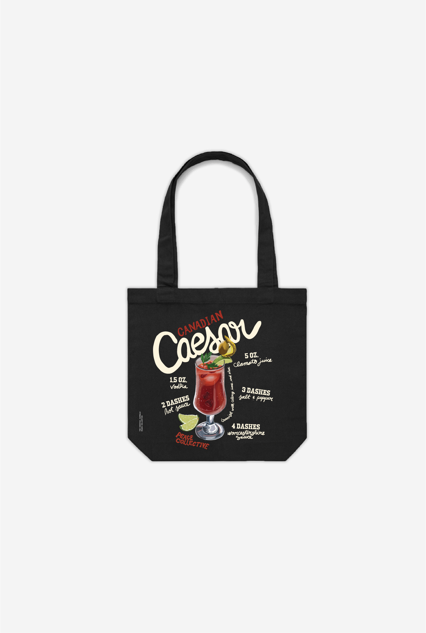 The Caesar Tote - Black