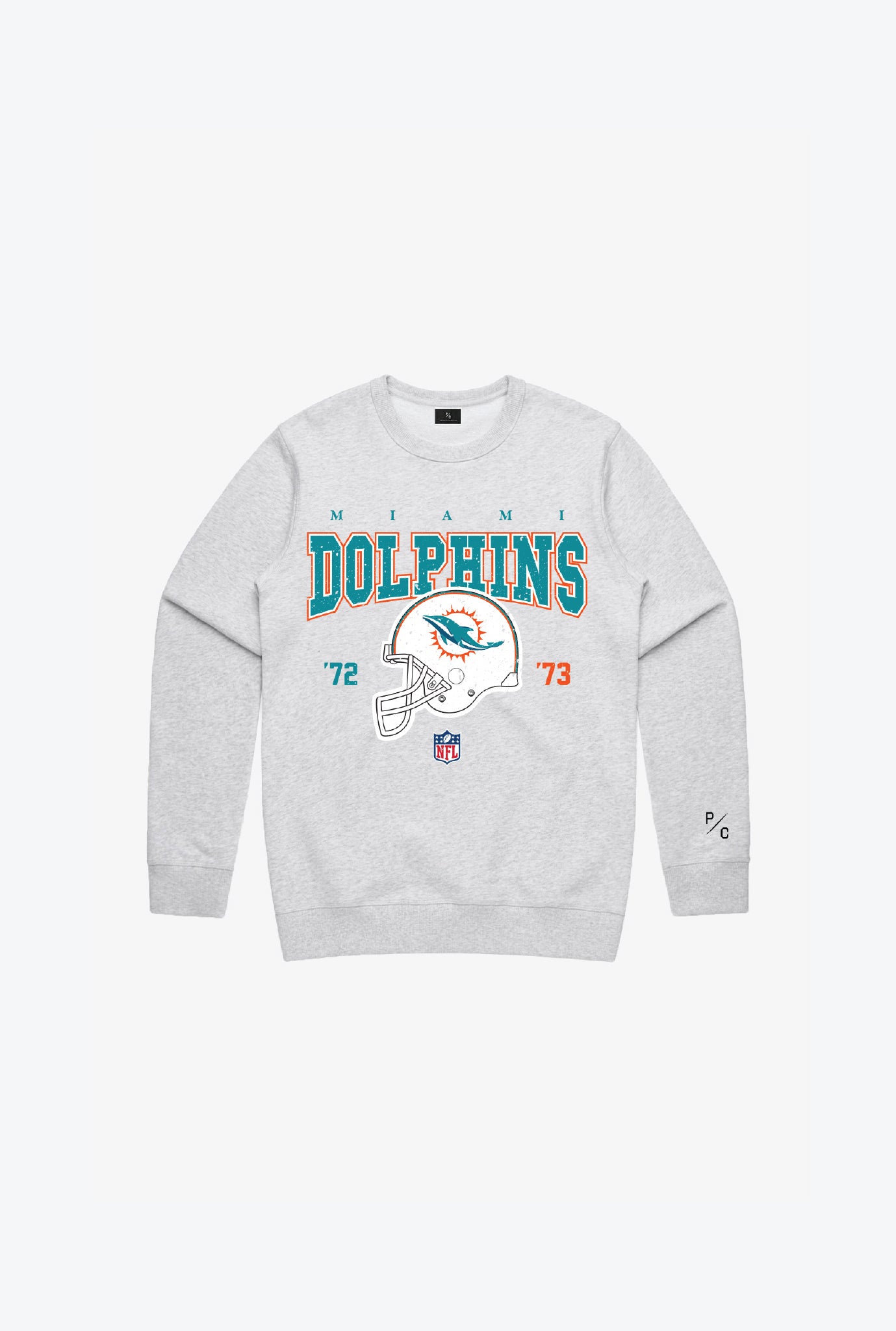 Miami Dolphins Vintage Kids Crewneck - Grey