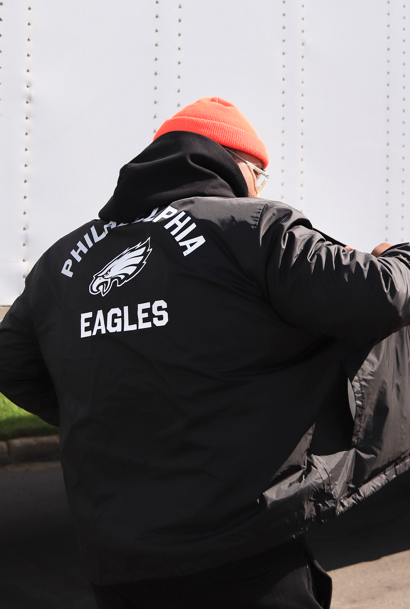 Philadelphia Eagles Coach Jacket - Black