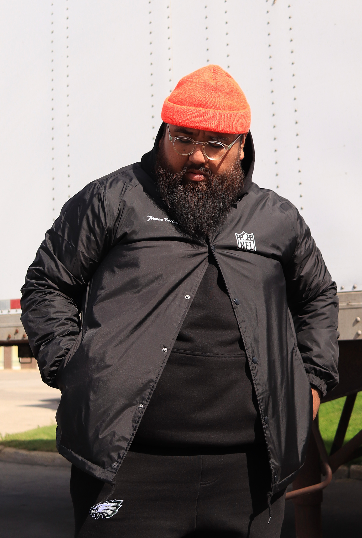 Philadelphia Eagles Coach Jacket - Black