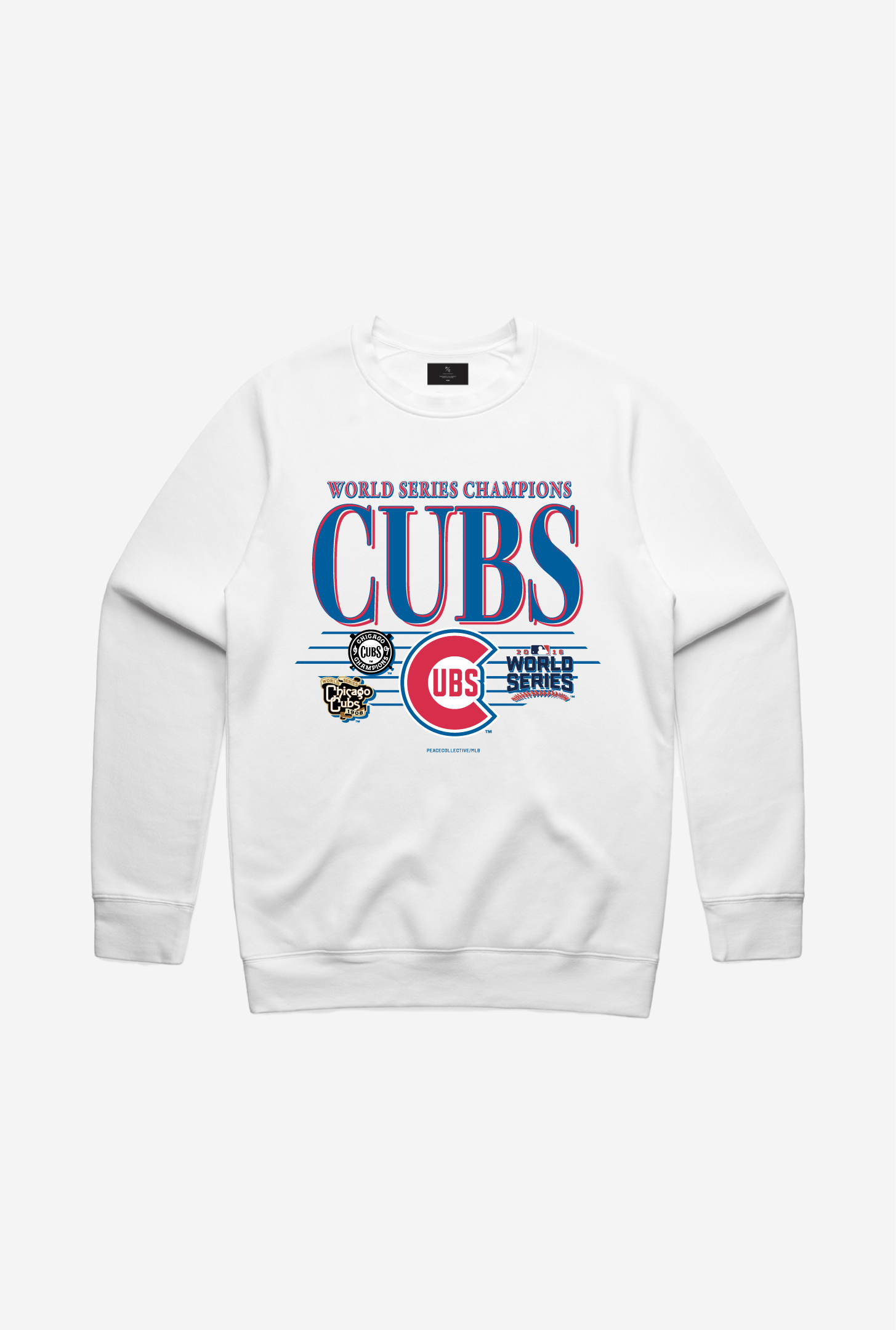 Chicago Cubs Throwback Crewneck - White