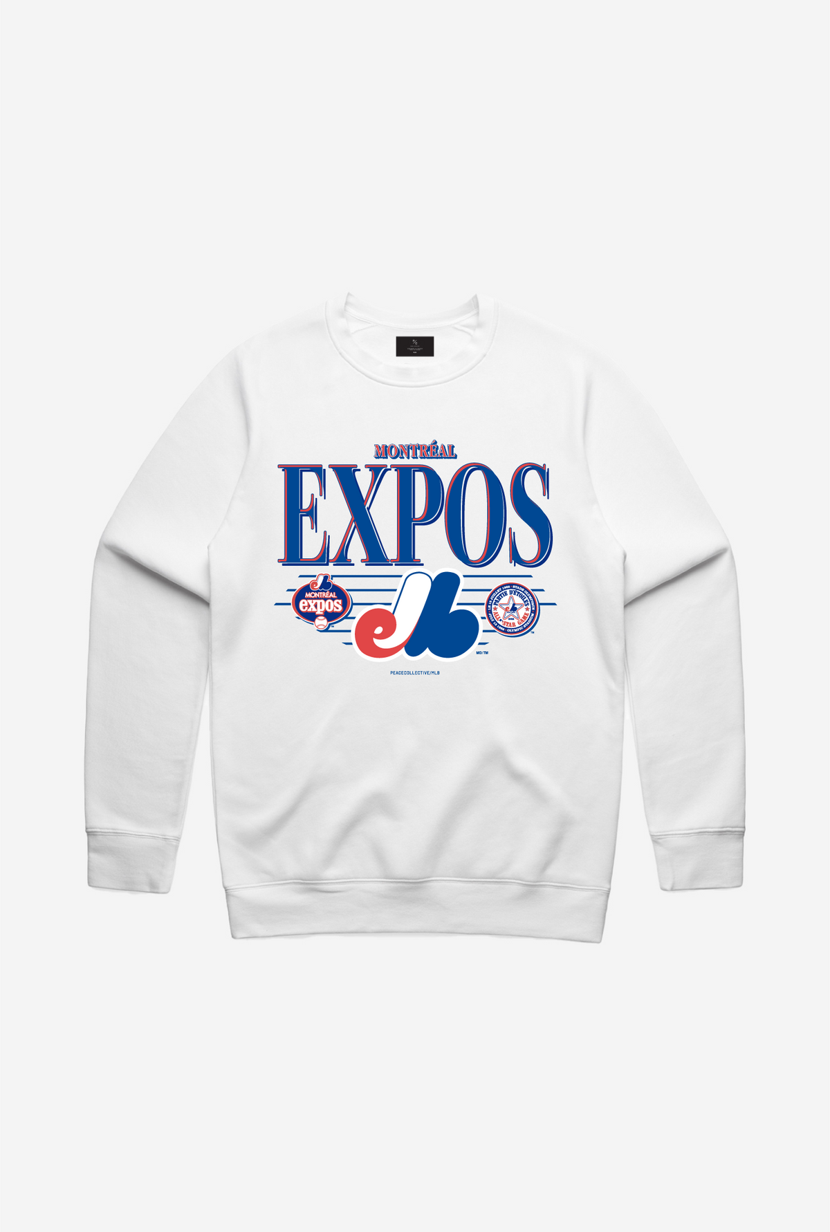 Montreal Expos Throwback Crewneck - White