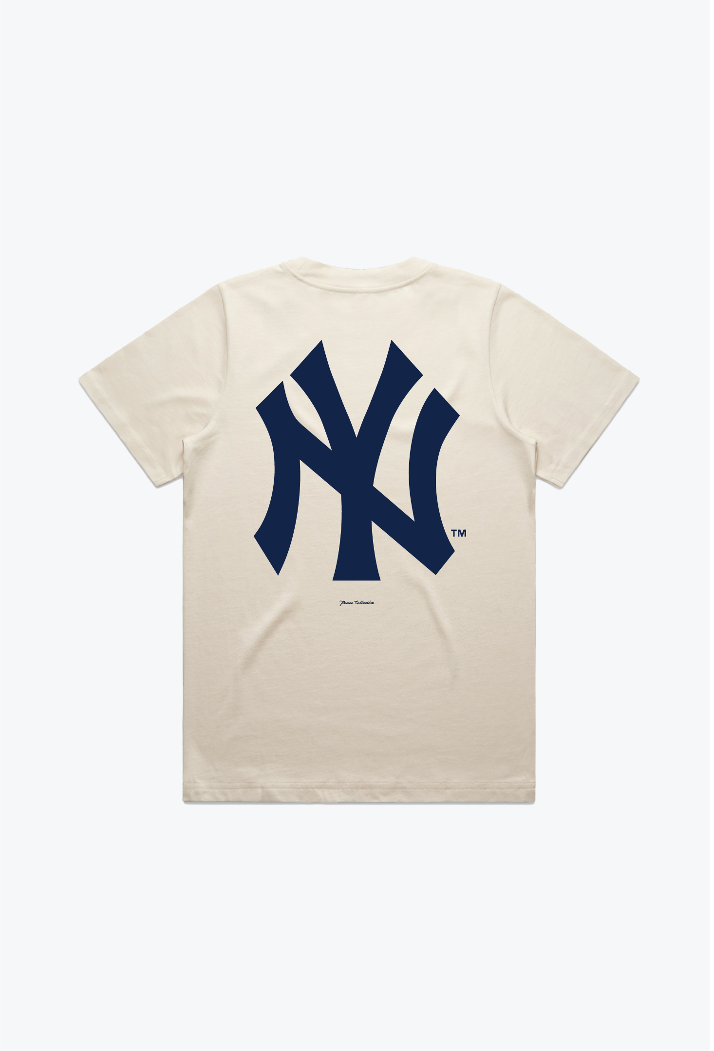 New York Yankees Women's Heavyweight T-Shirt - Natural