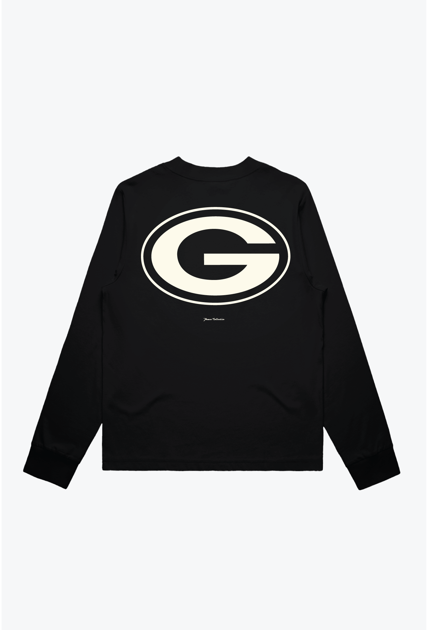 Green Bay Packers Women's Mock Long Sleeve - Black