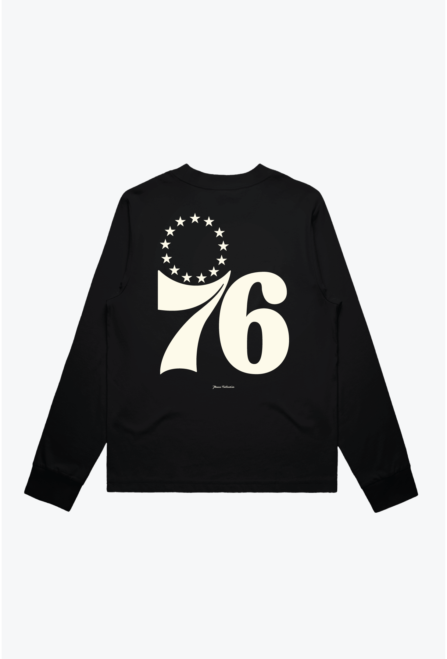 Philadelphia 76ers Women's Mock Long Sleeve - Black