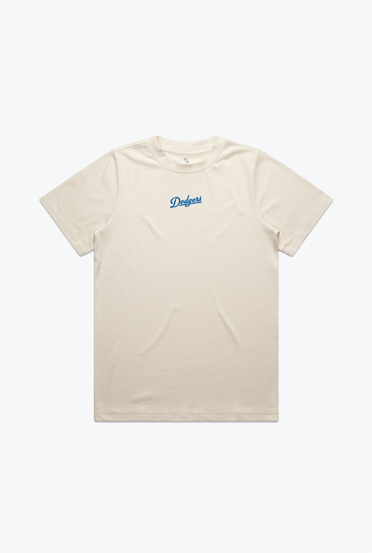 Los Angeles Dodgers Women's Heavyweight T-Shirt - Natural
