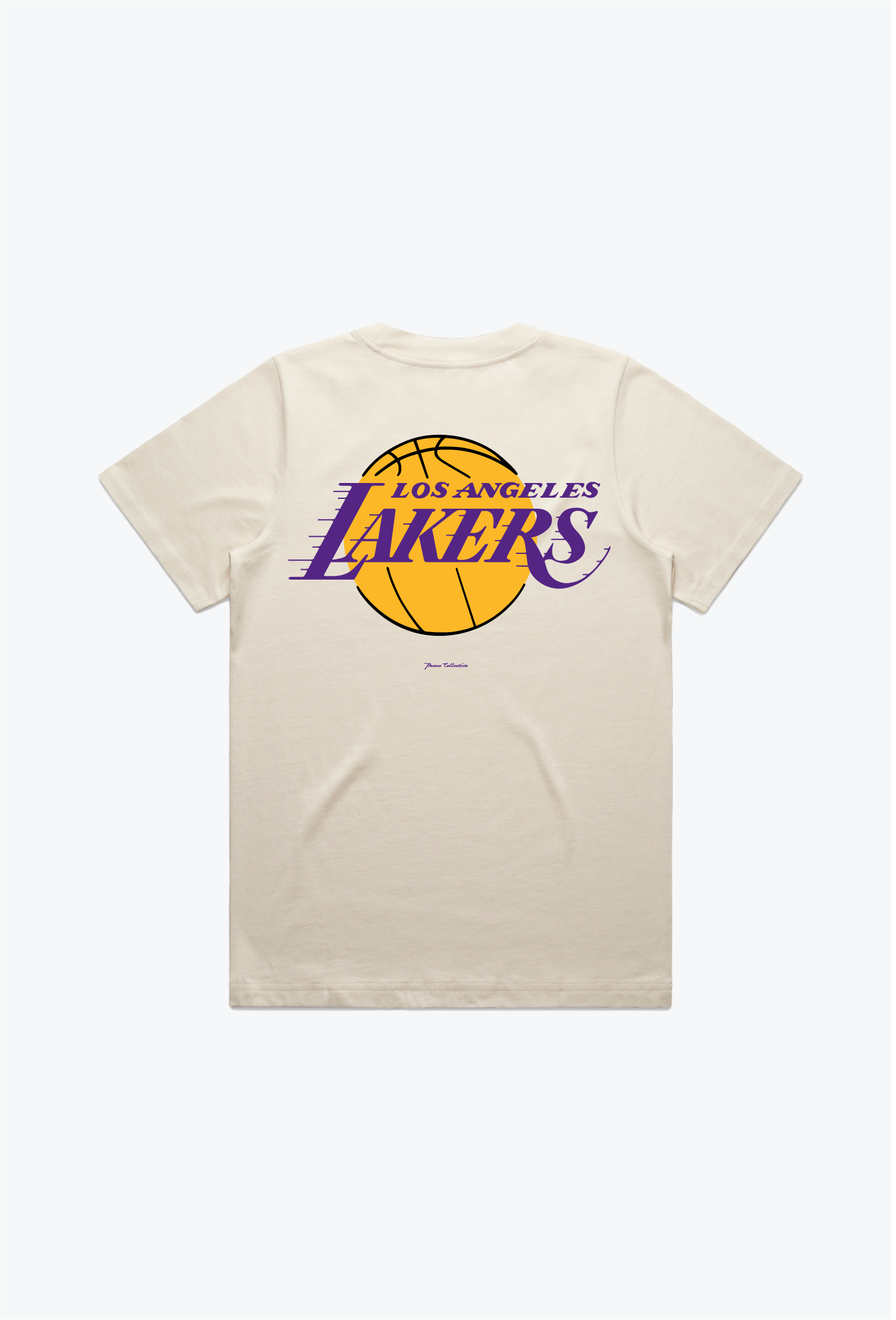 Los Angeles Lakers Women's Heavyweight T-Shirt - Natural