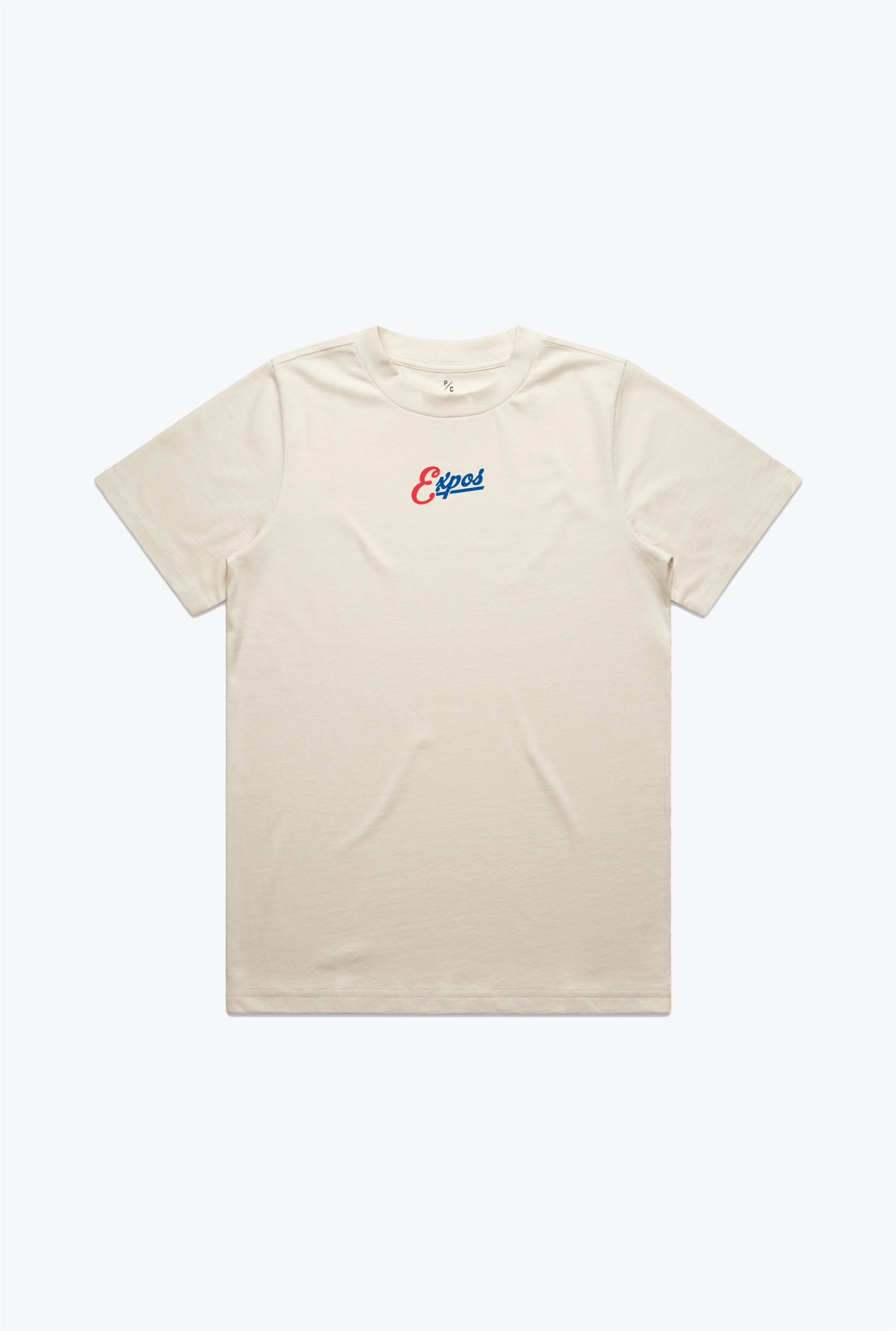Montreal Expos Women's Heavyweight T-Shirt - Natural