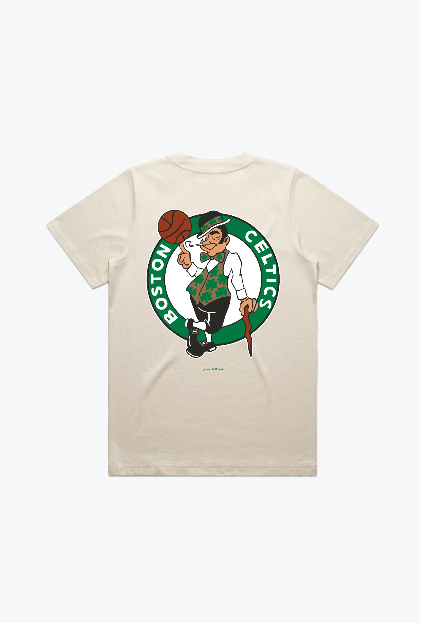 Boston Celtics Women's Heavyweight T-Shirt - Natural