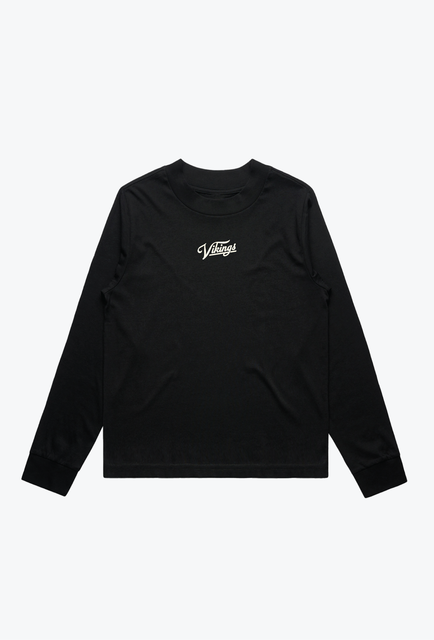Minnesota Vikings Women's Mock Long Sleeve - Black
