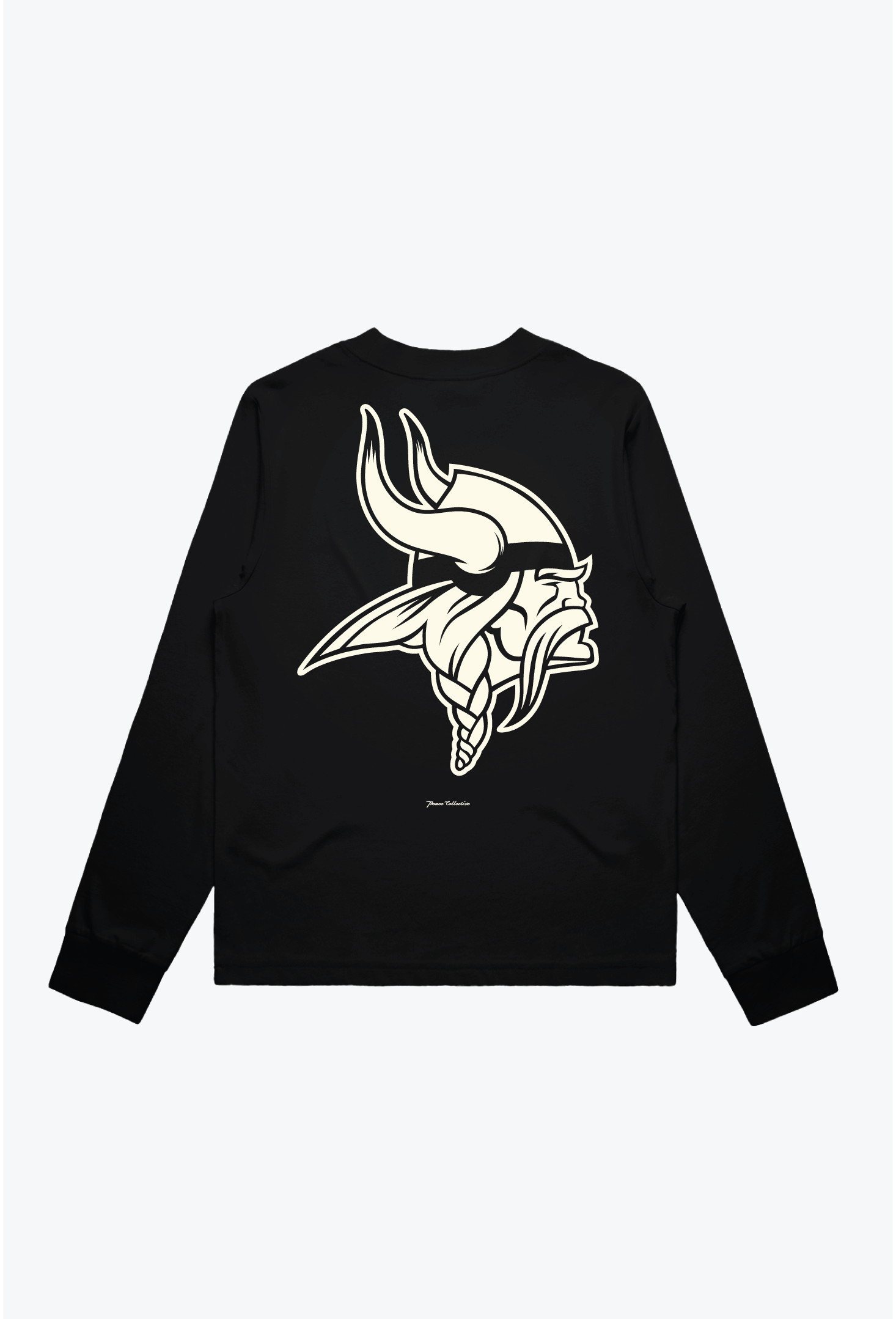 Minnesota Vikings Women's Mock Long Sleeve - Black