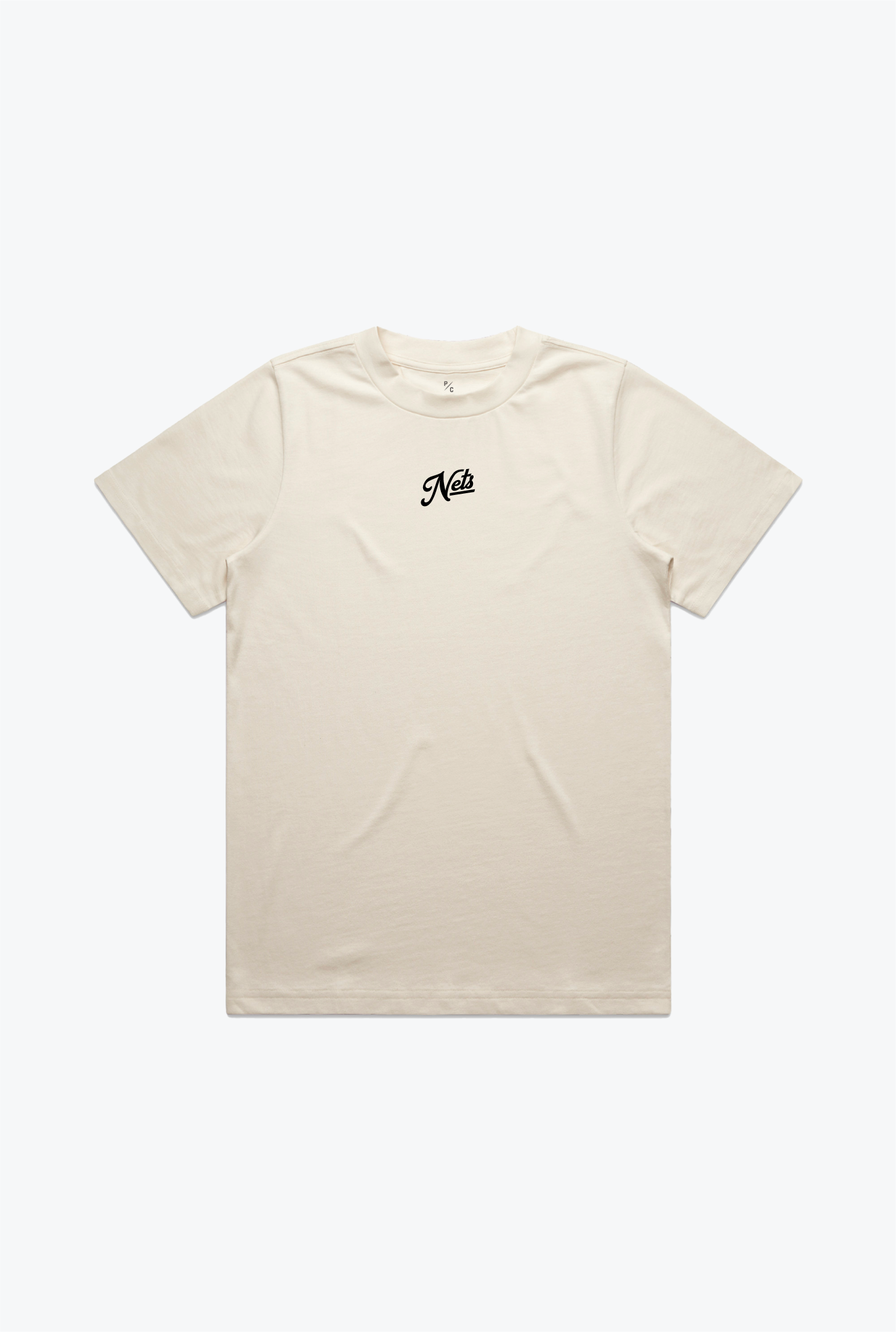 Brooklyn Nets Women's Heavyweight T-Shirt - Natural