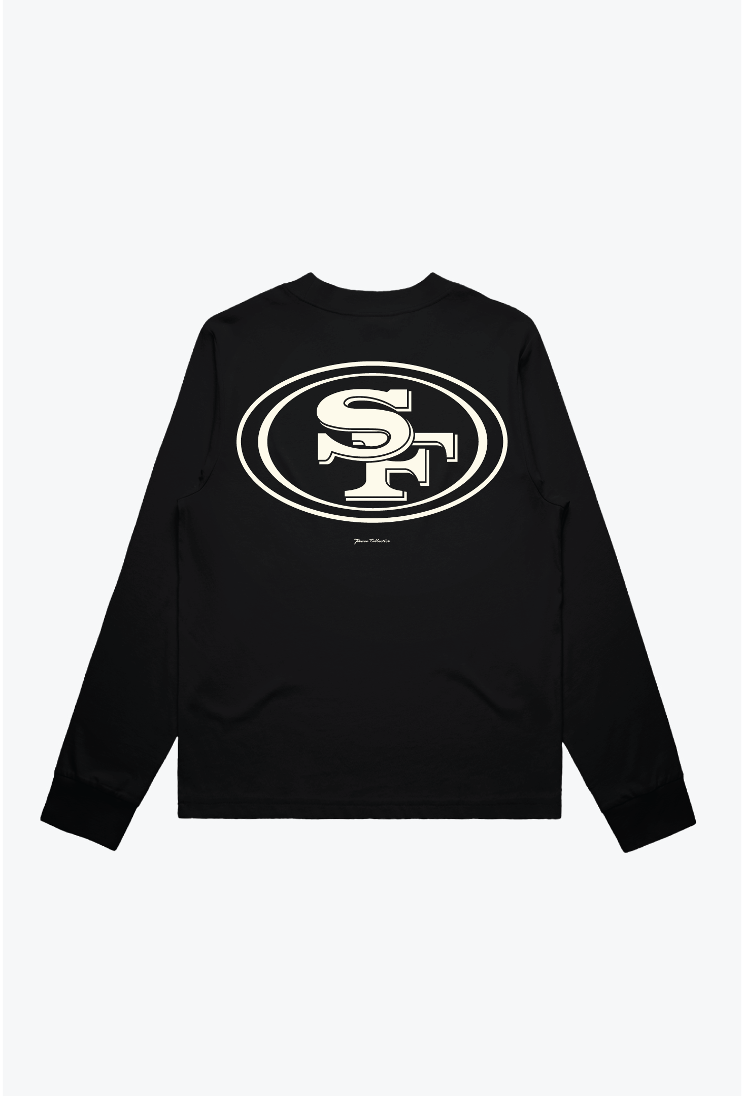 San Francisco 49ers Women's Mock Long Sleeve - Black