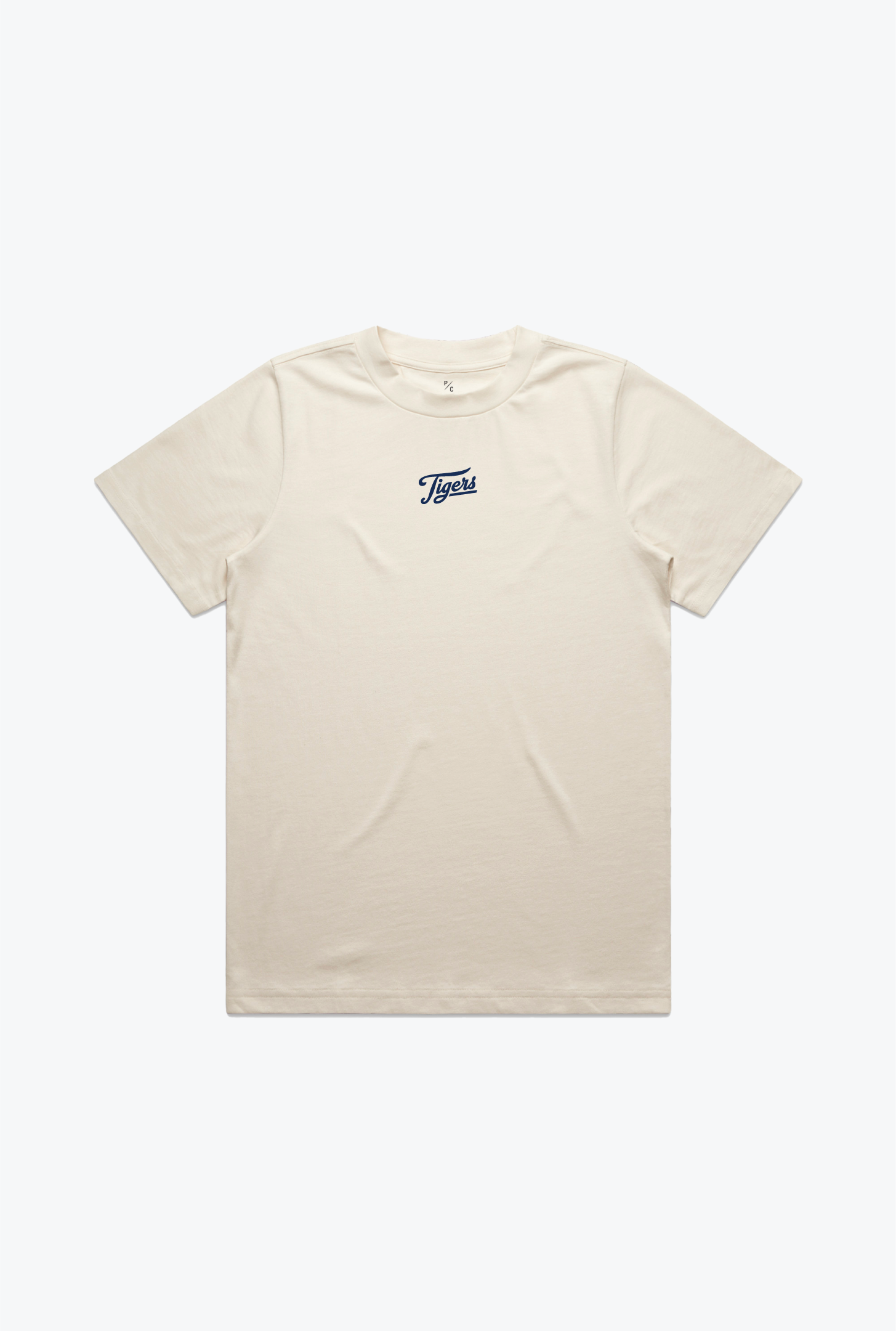 Detroit Tigers Women's Heavyweight T-Shirt - Natural