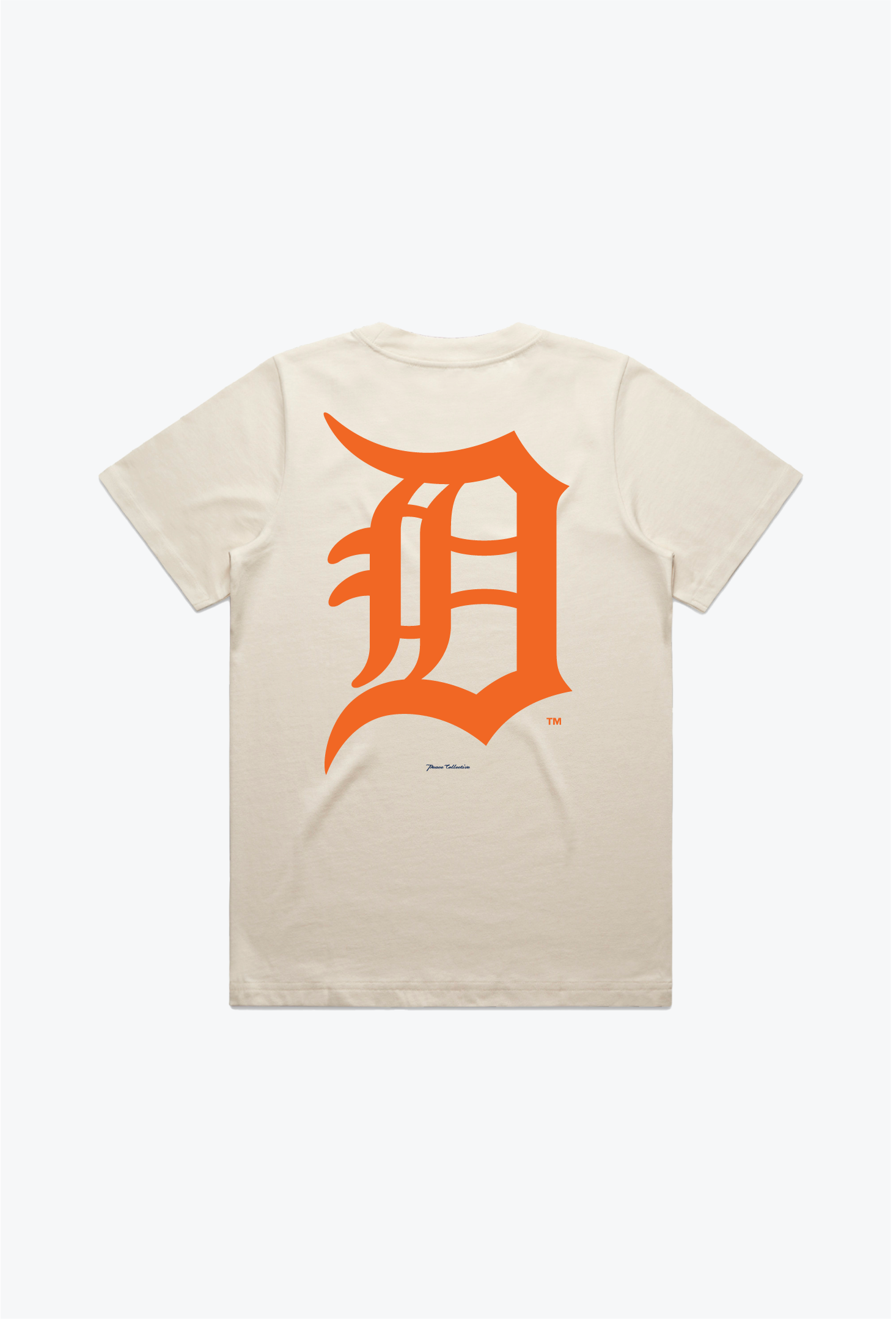 Detroit Tigers Women's Heavyweight T-Shirt - Natural