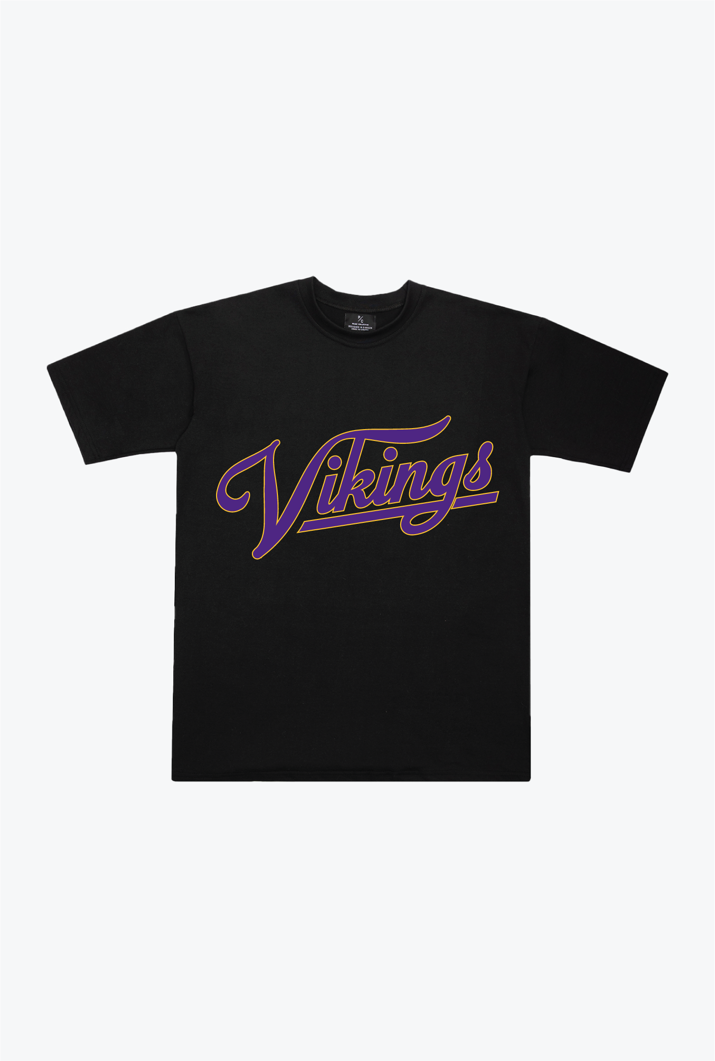 Minnesota Vikings Heavyweight T-Shirt - Black
