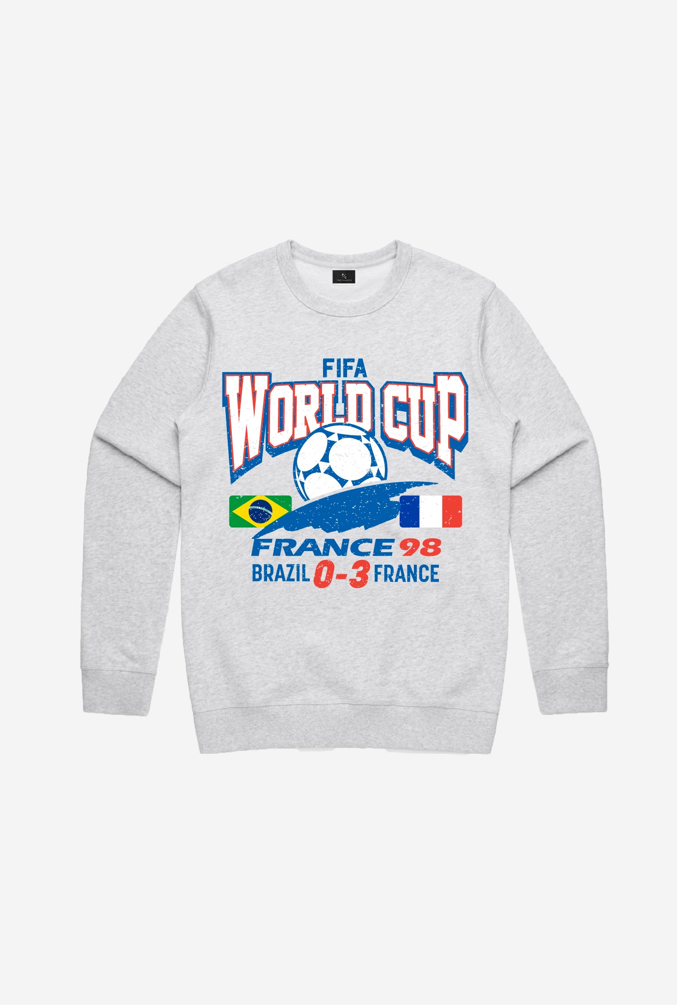 FIFA World Cup France 1998 Final Crewneck - Ash