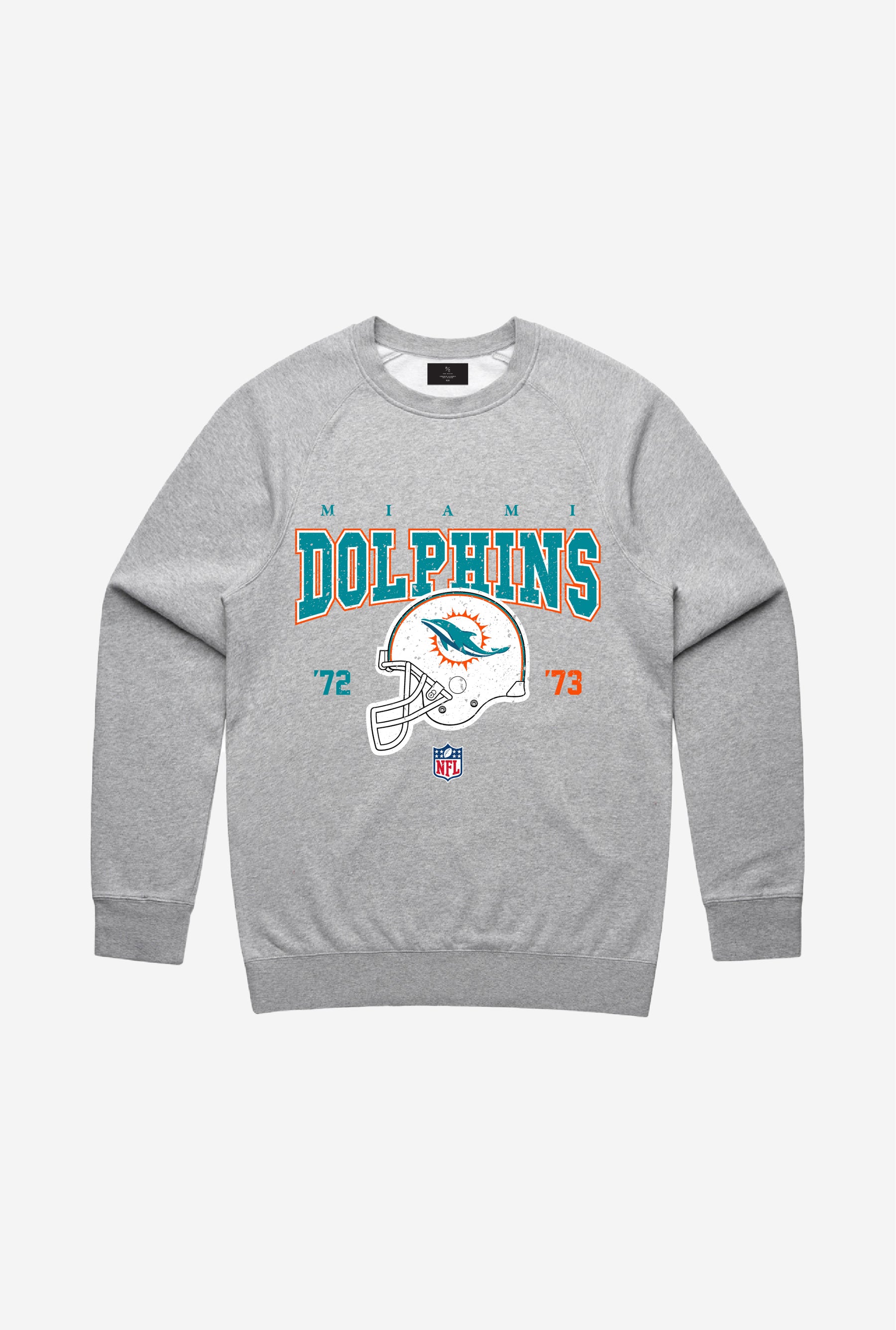 Miami Dolphins Vintage Crewneck - Grey